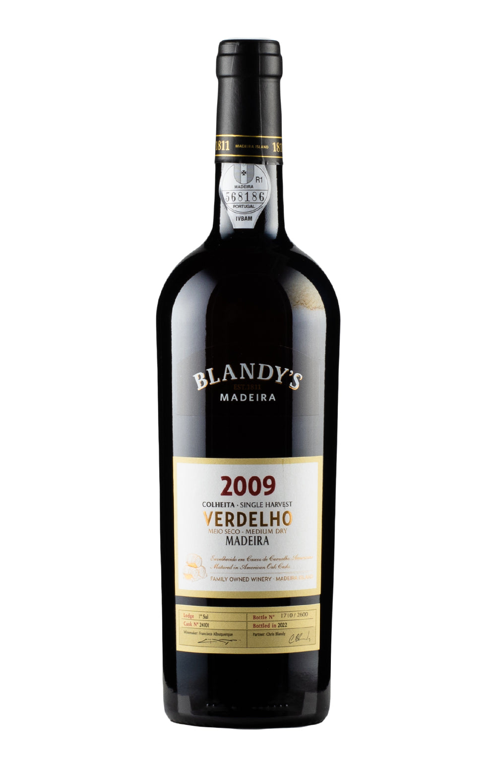 Blandy`s Colheita Verdelho 2009