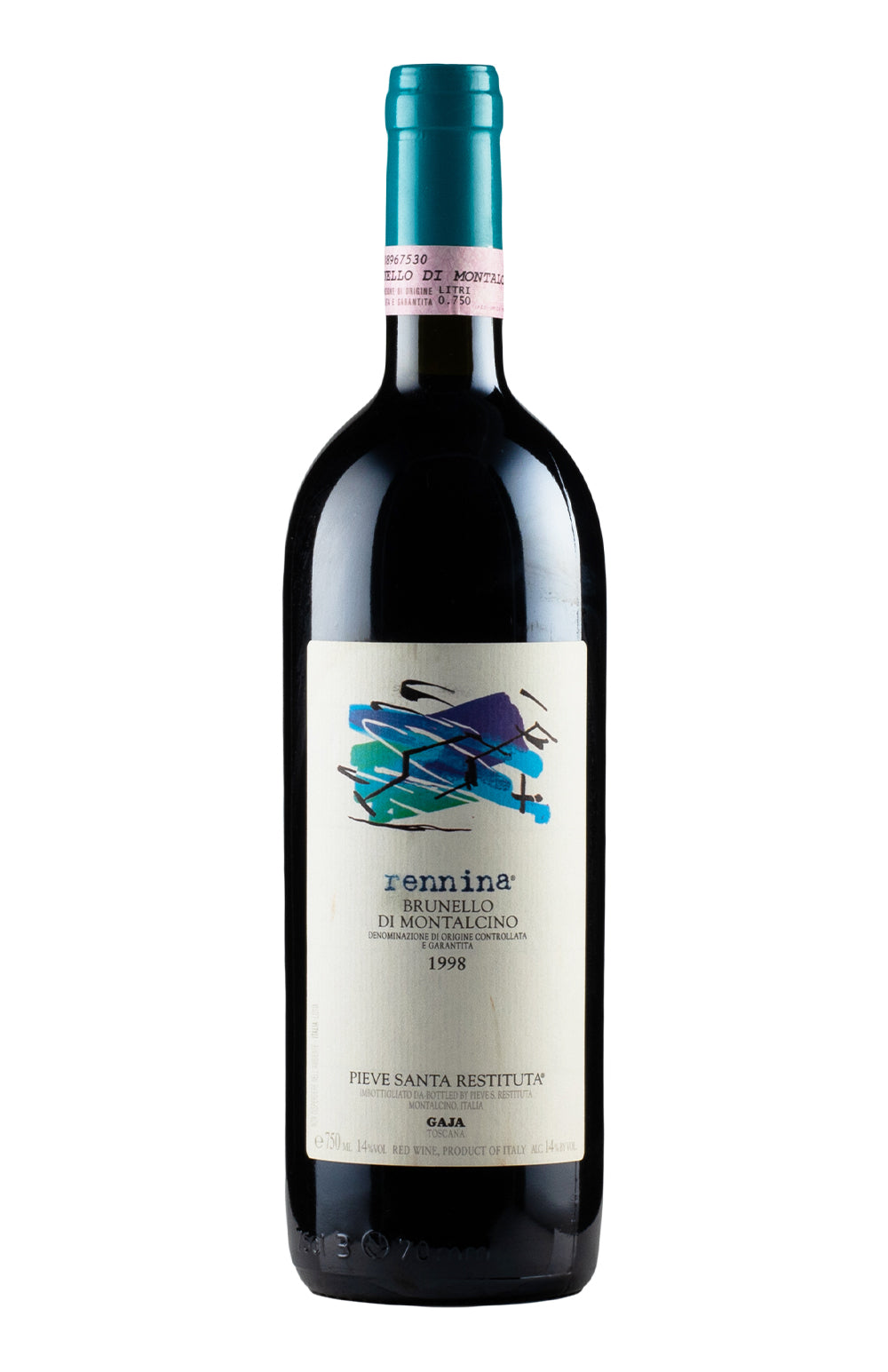 Brunello di Montalcino Rennina Gaja Pieve Santa Restituta 1998