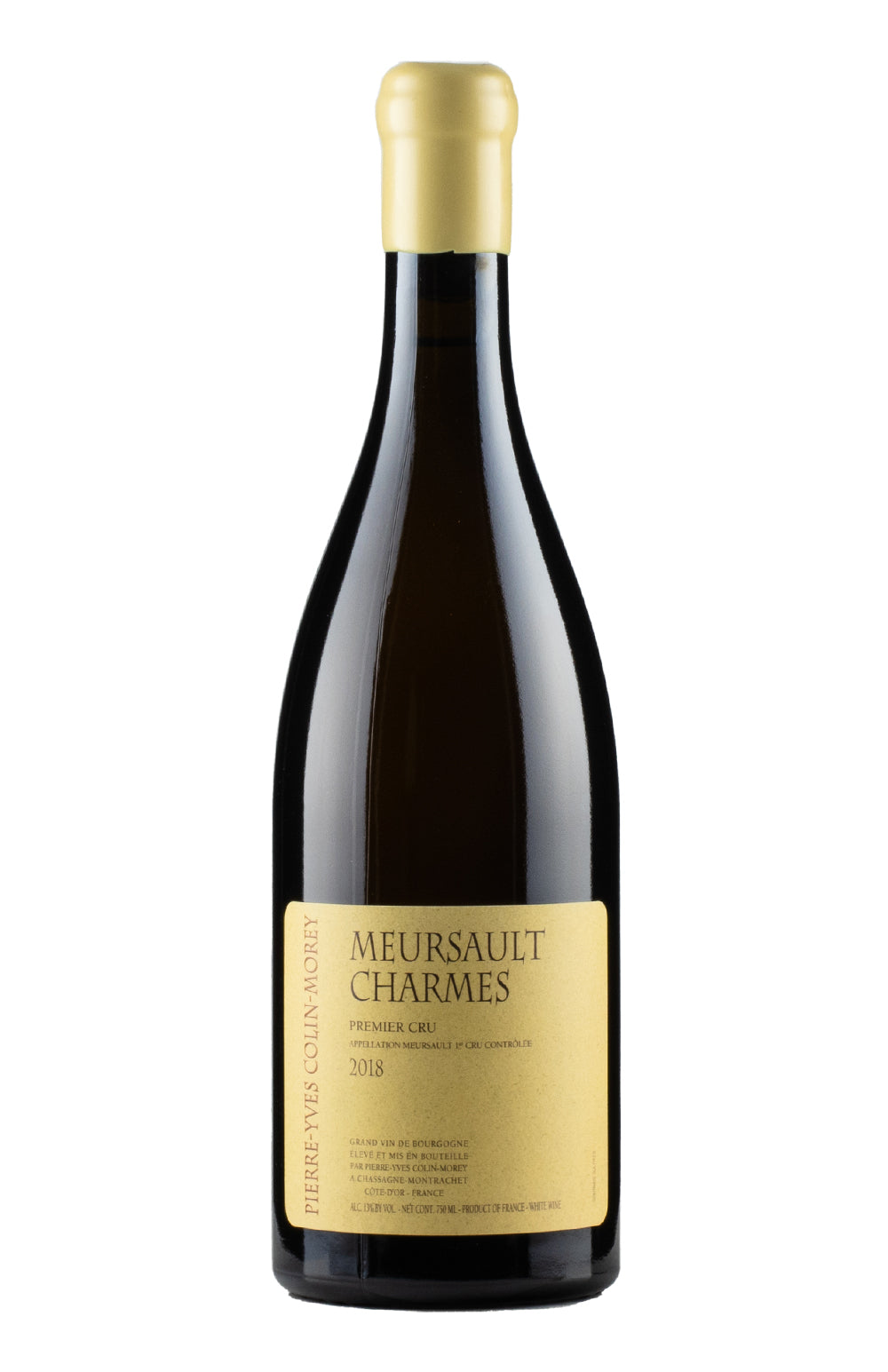 Meursault Charmes Pierre Yves Colin Morey 2018