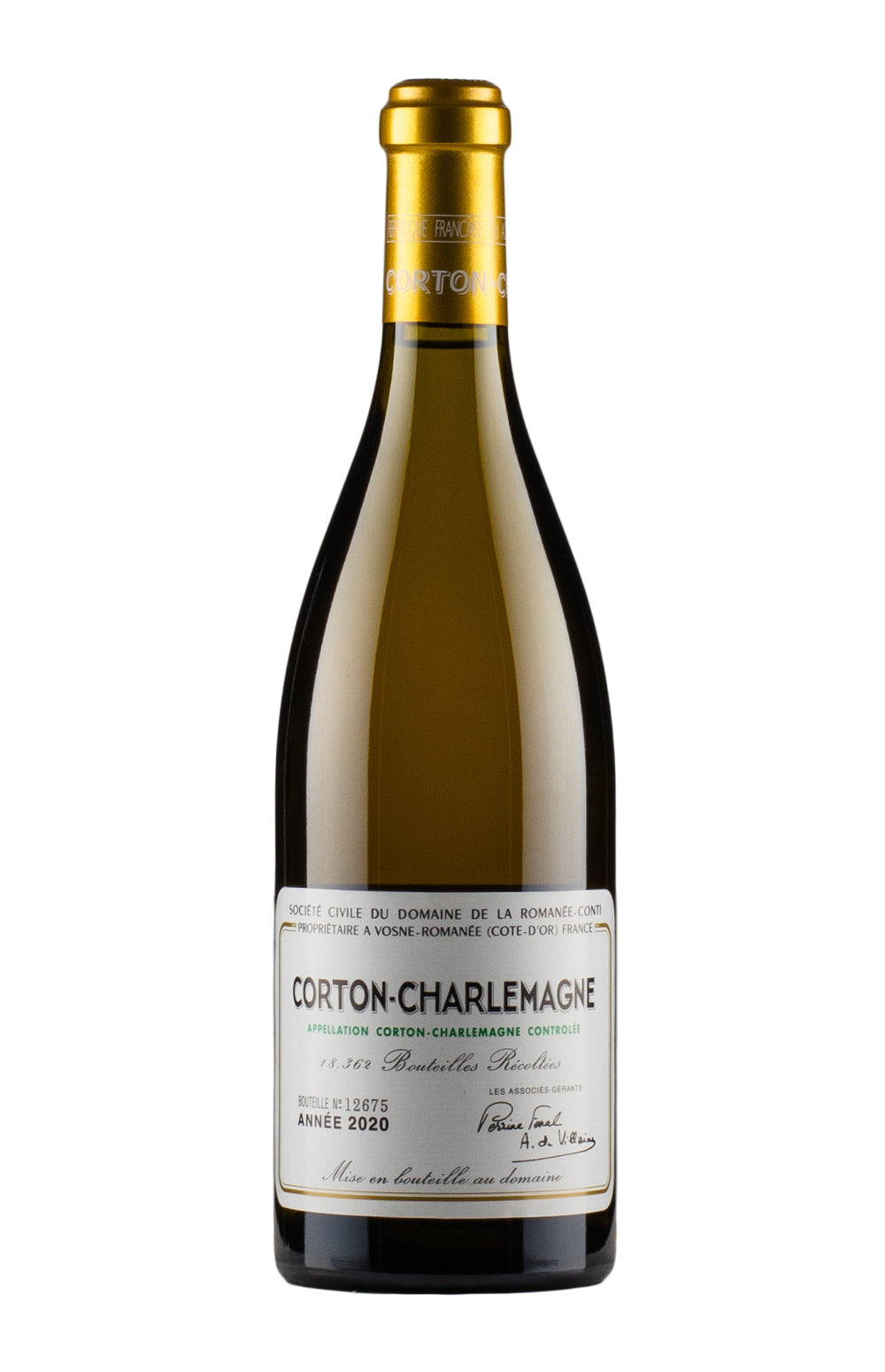 Corton Charlemagne DRC 2020