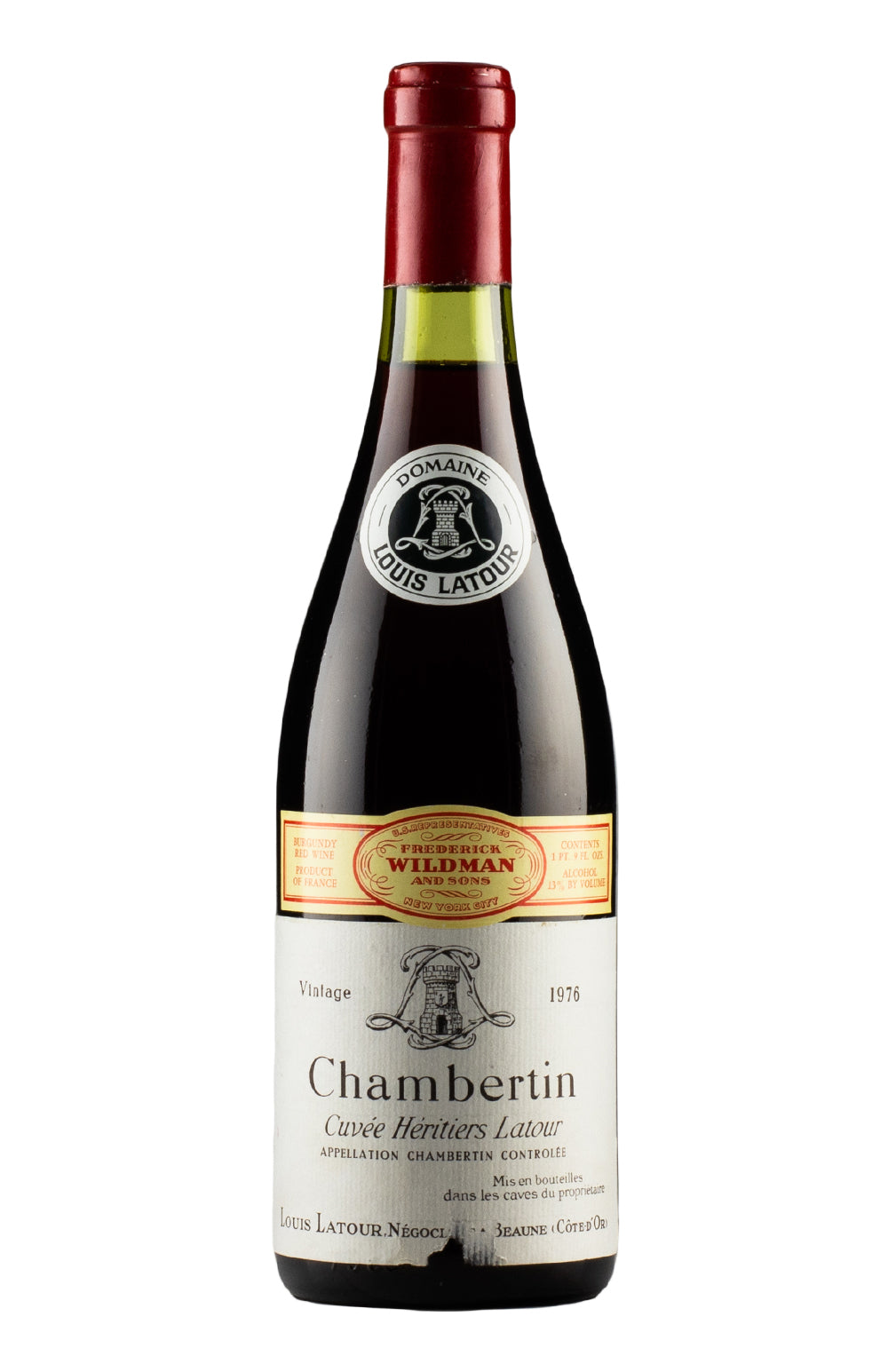 Chambertin Cuvee Heritiers Louis Latour 1976