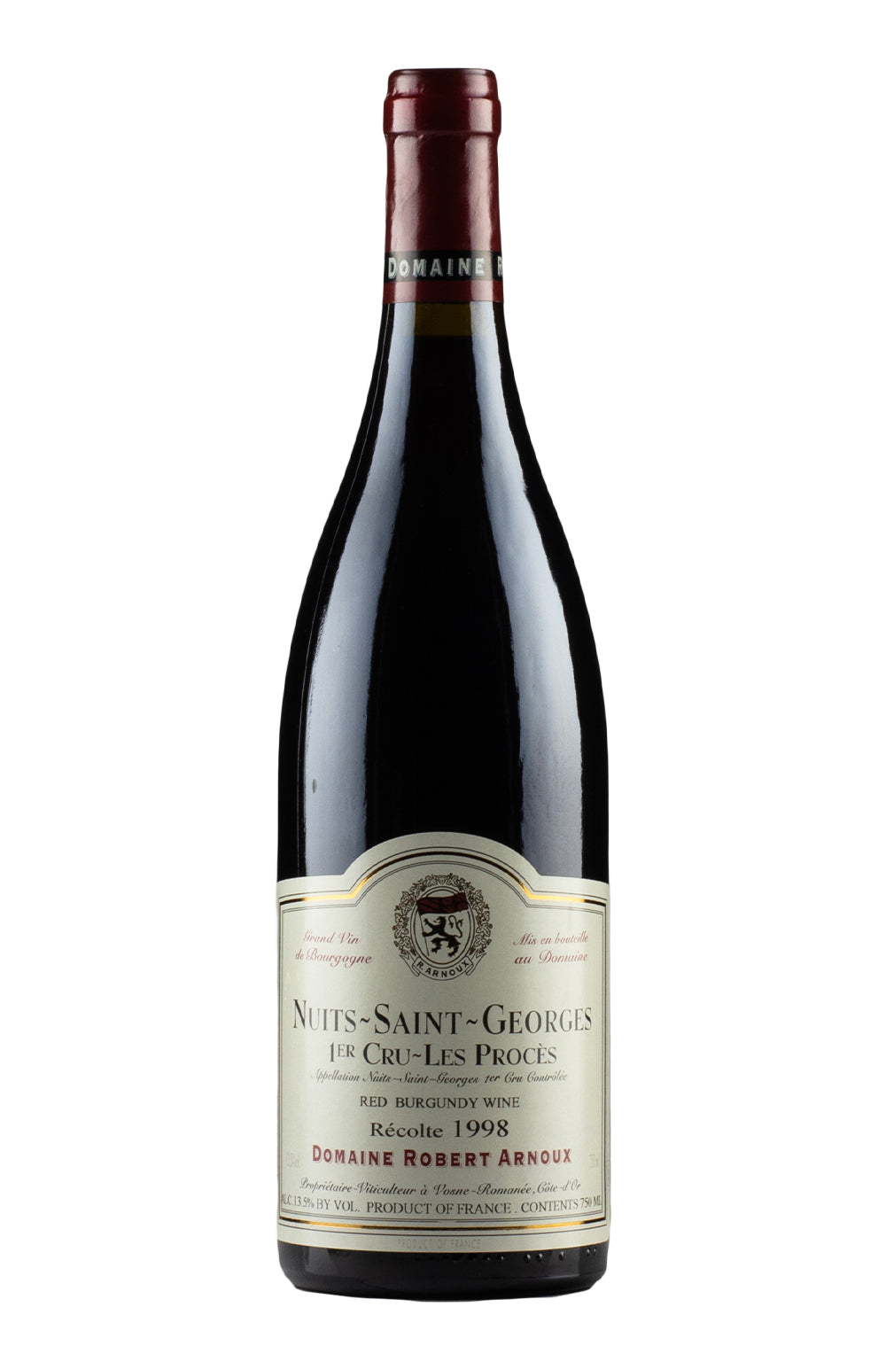 Nuits St Georges Les Proces Robert Arnoux 1998