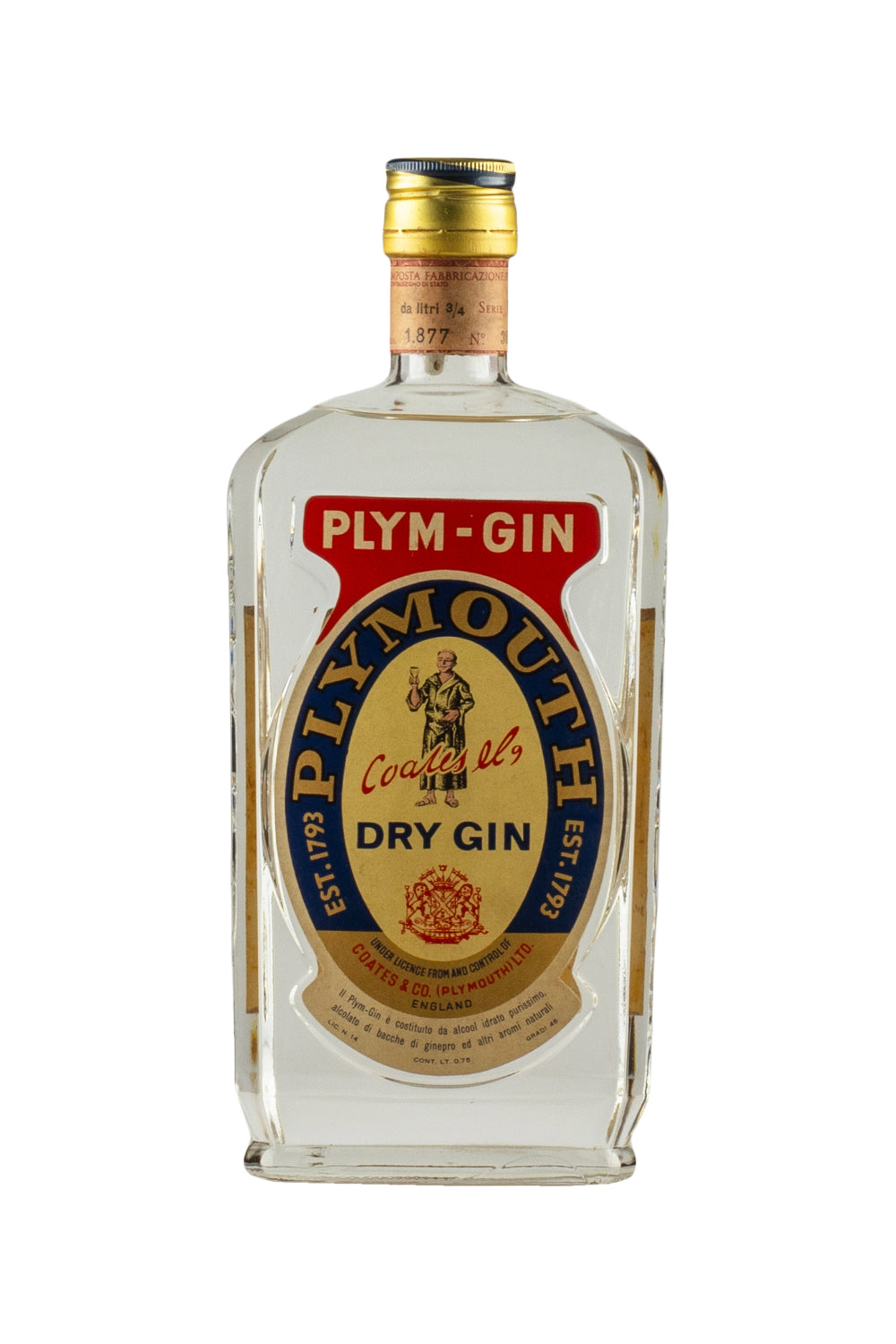 Plymouth Dry Gin c. 1960s