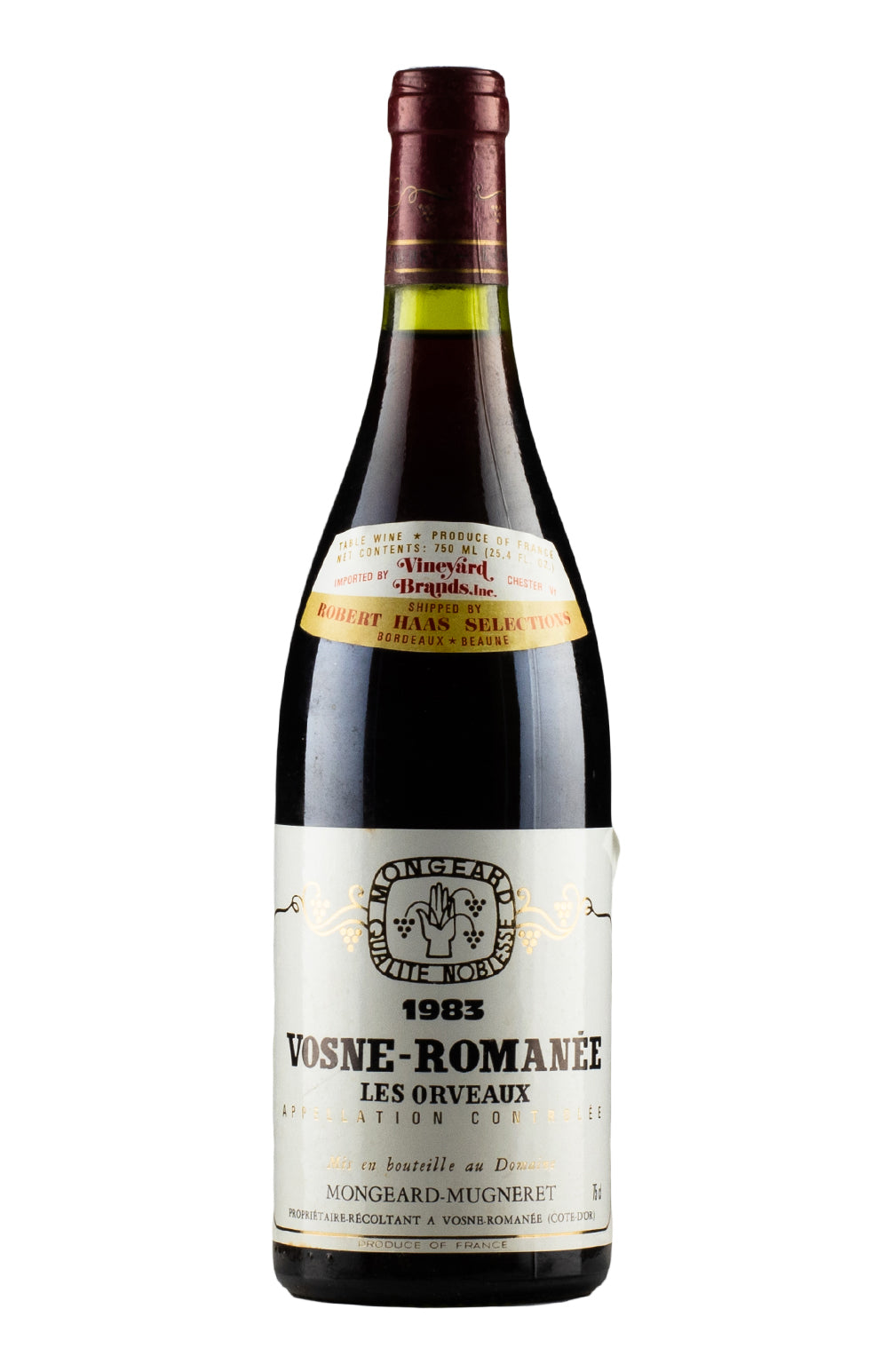 Vosne Romanee Les Orveaux Mongeard Mugneret 1983