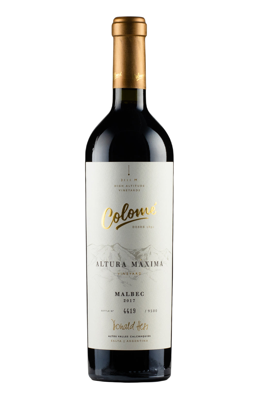 Bodega Colome Altura Maxima Malbec 2017
