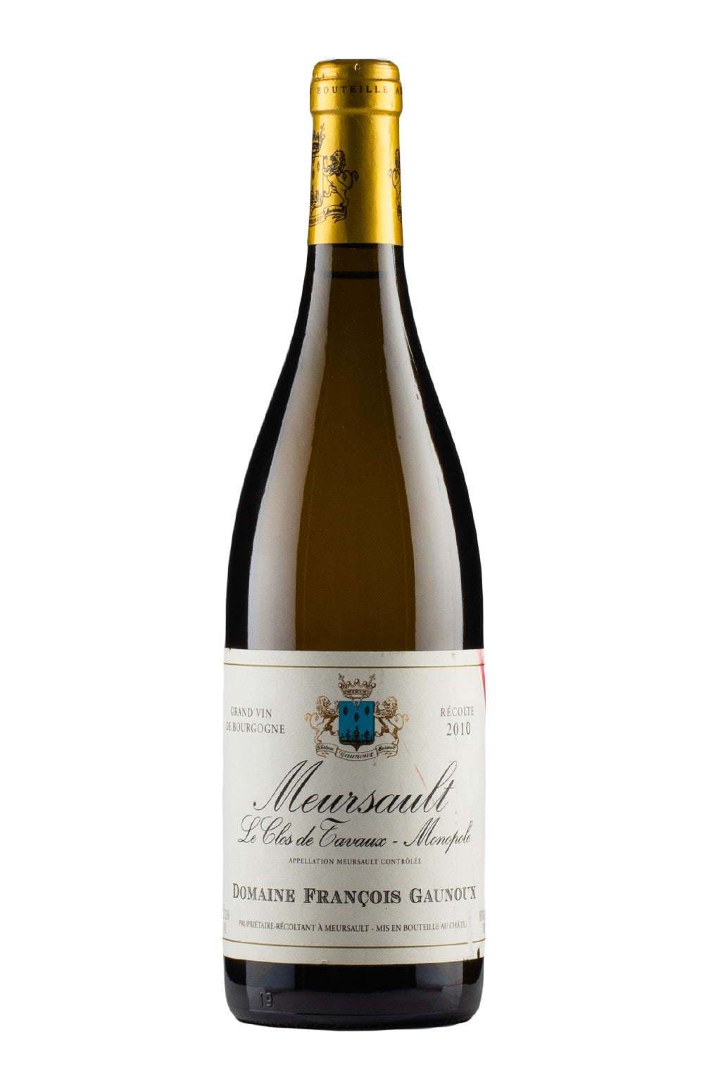 Meursault Le Clos de Tavaux Francois Gaunoux 2010