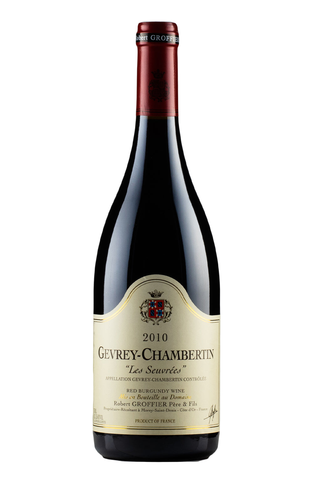 Gevrey Chambertin Les Seuvrees Robert Groffier 2010