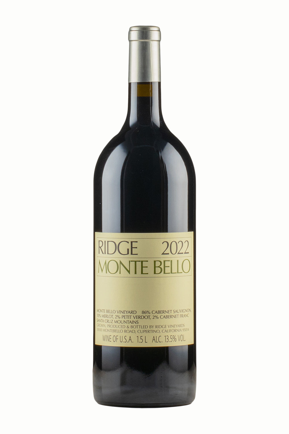 Ridge Monte Bello Cabernet Sauivgnon Magnum 2022