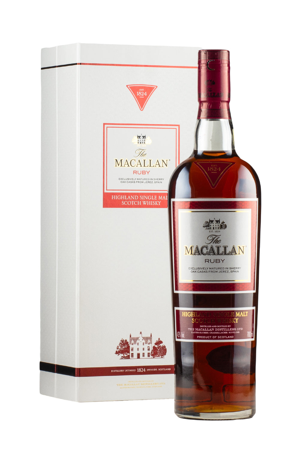 Macallan 1824 Ruby Gift Set