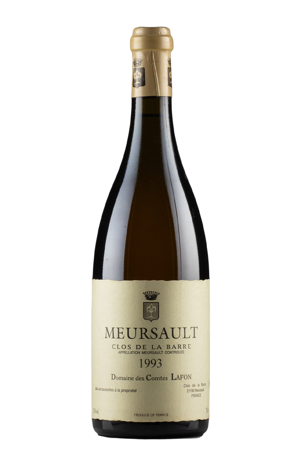 Meursault Clos de la Barre Comtes Lafon 1993