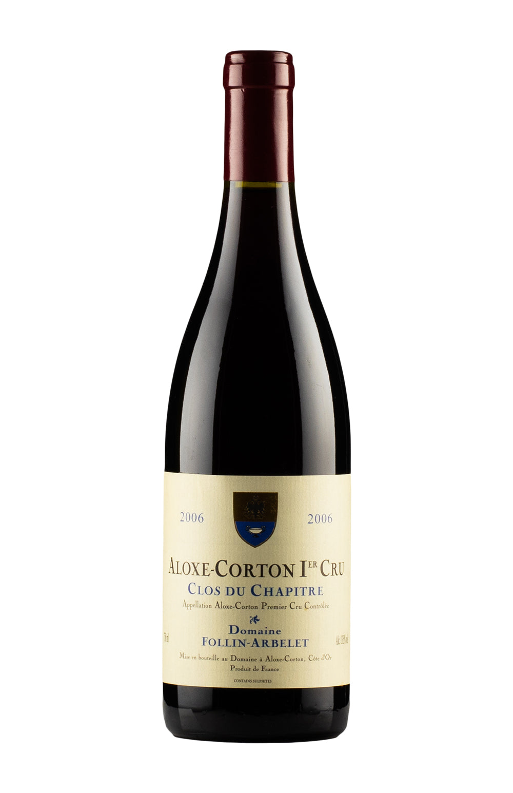 Aloxe Corton Clos du Chapitre Follin Arbelet 2006