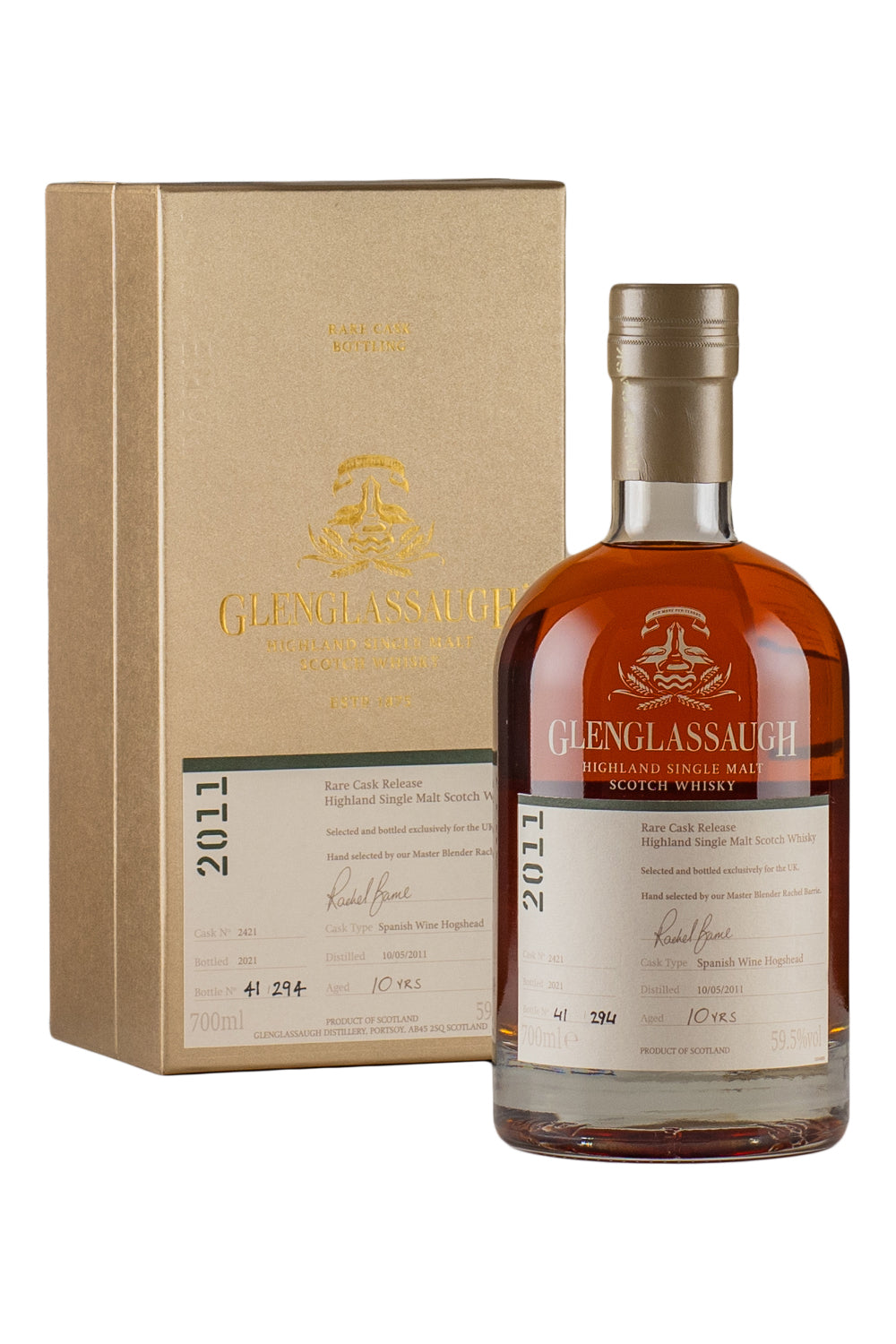 Glenglassaugh 10 Year Old Rare Cask 2421 2011