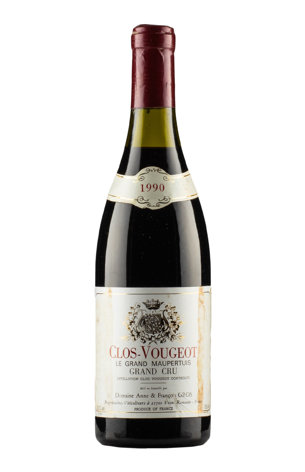 Clos Vougeot Le Grand Maupertui Anne Gros 1990
