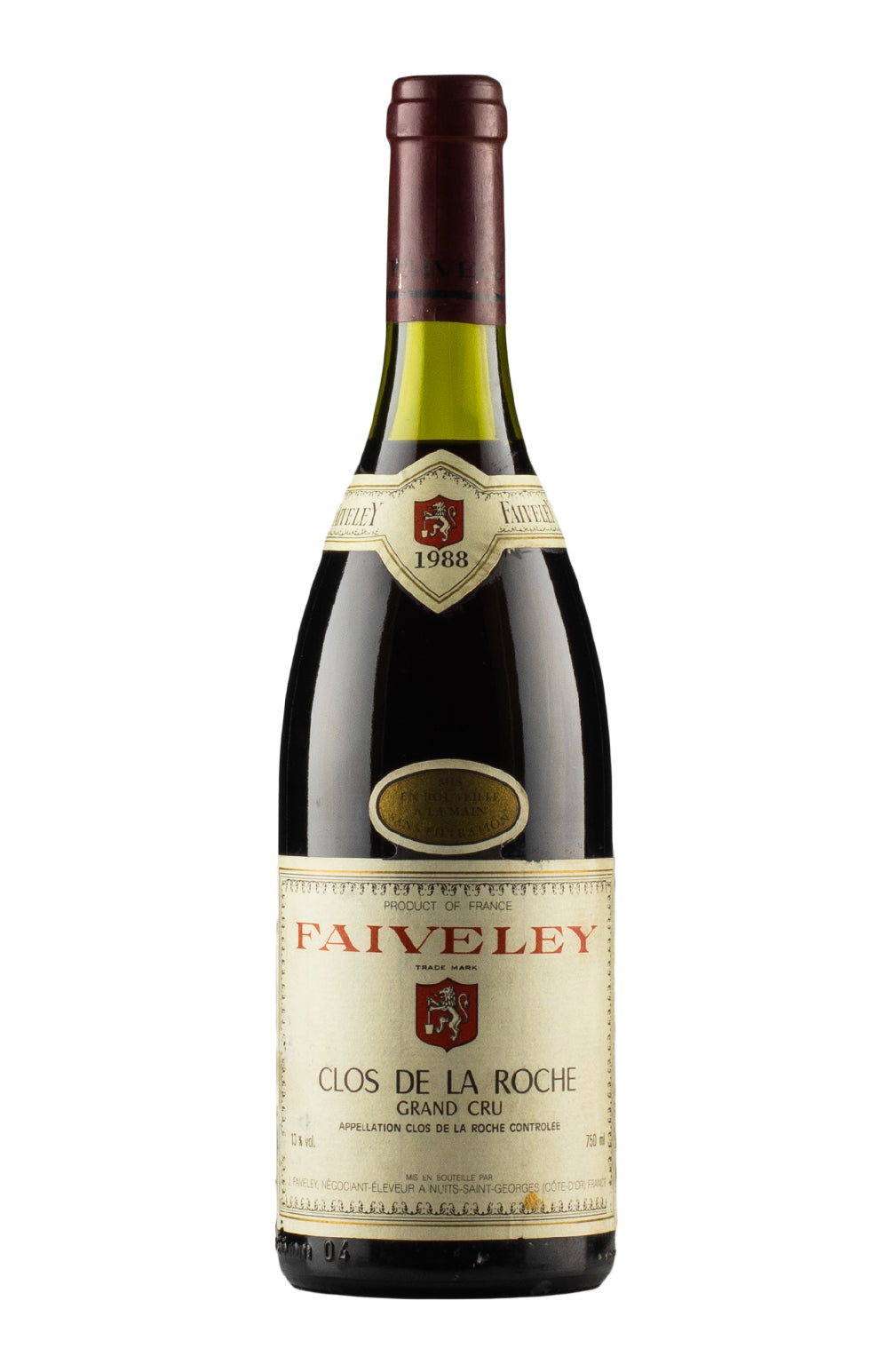 Clos de la Roche Domaine Faiveley 1988