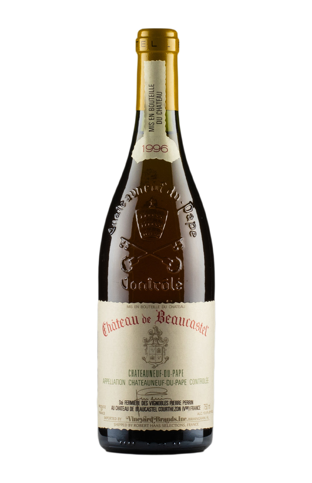 Chateauneuf du Pape Blanc Beaucastel (Damaged Label) 1996