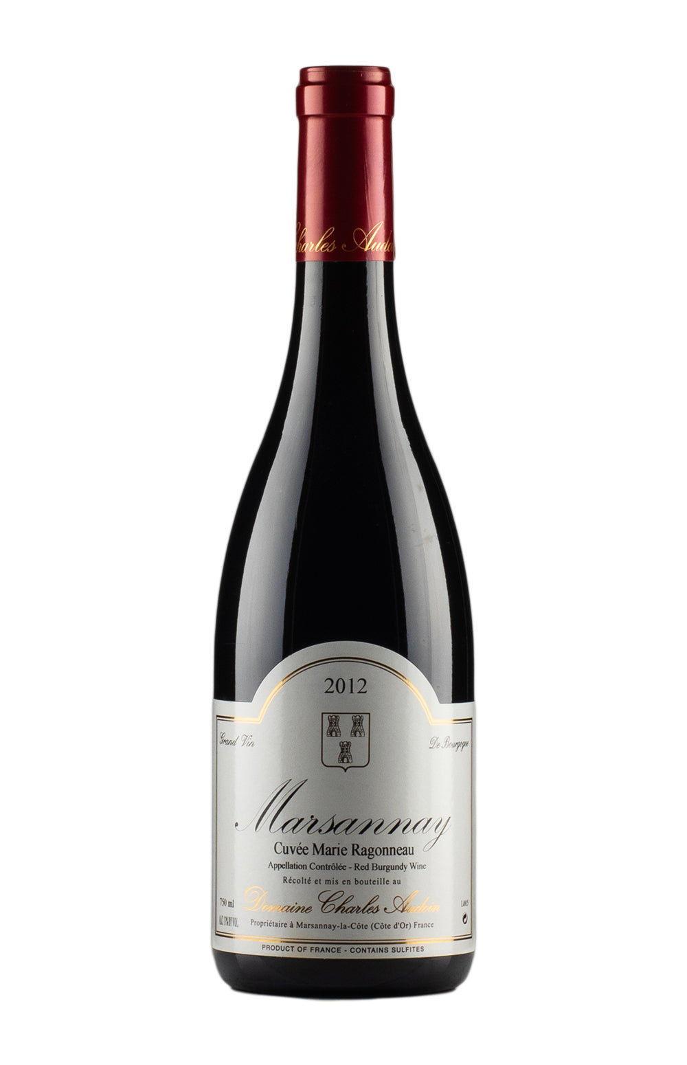 Marsannay Cuvee Marie Ragonneau Charles Audoin 2012