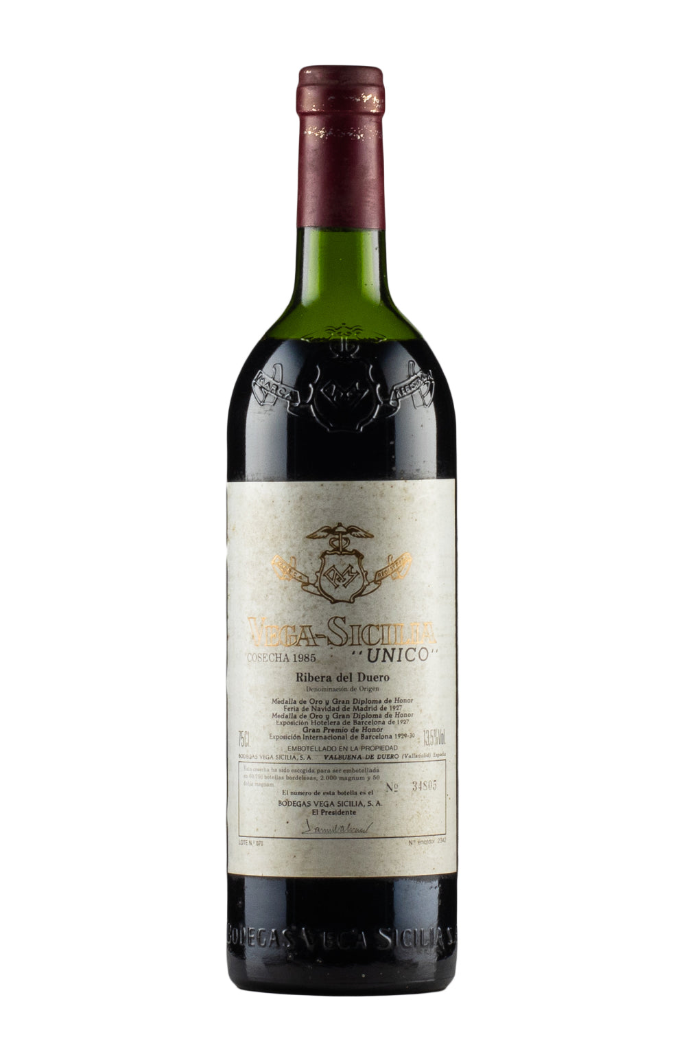 Vega Sicilia Unico 1985