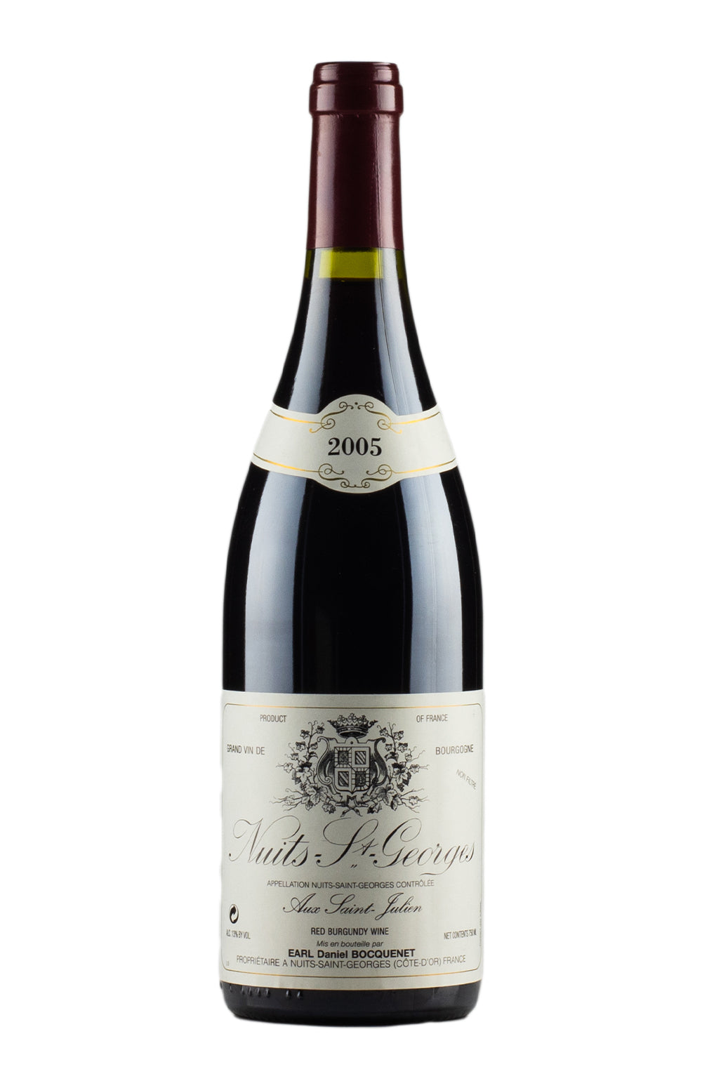 Nuits St Georges Aux St Julien Daniel Bocquenet 2005
