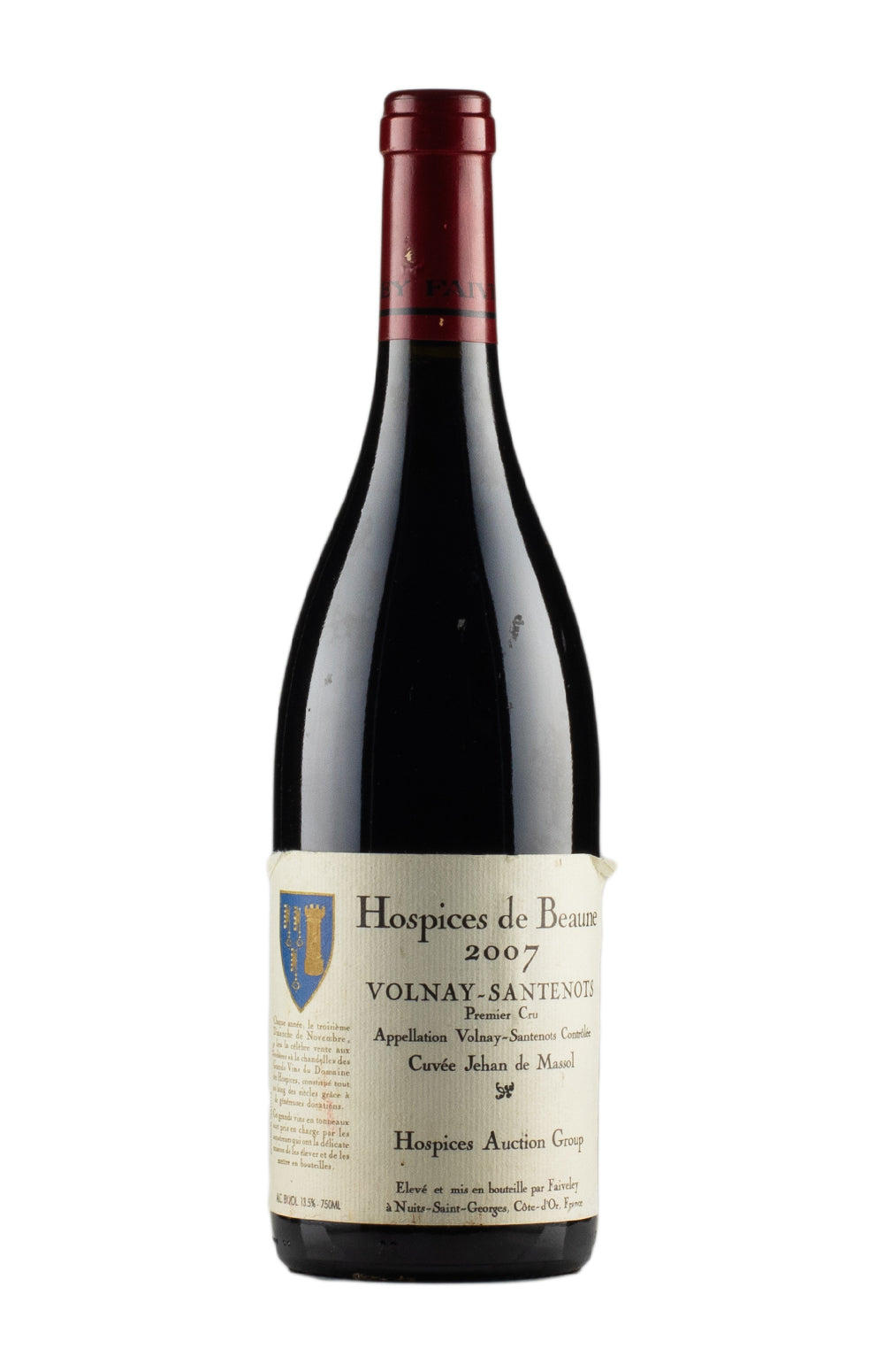 Volnay Santenots Cuvee Jehan de Massol Hospices de Beaune Jadot 2007
