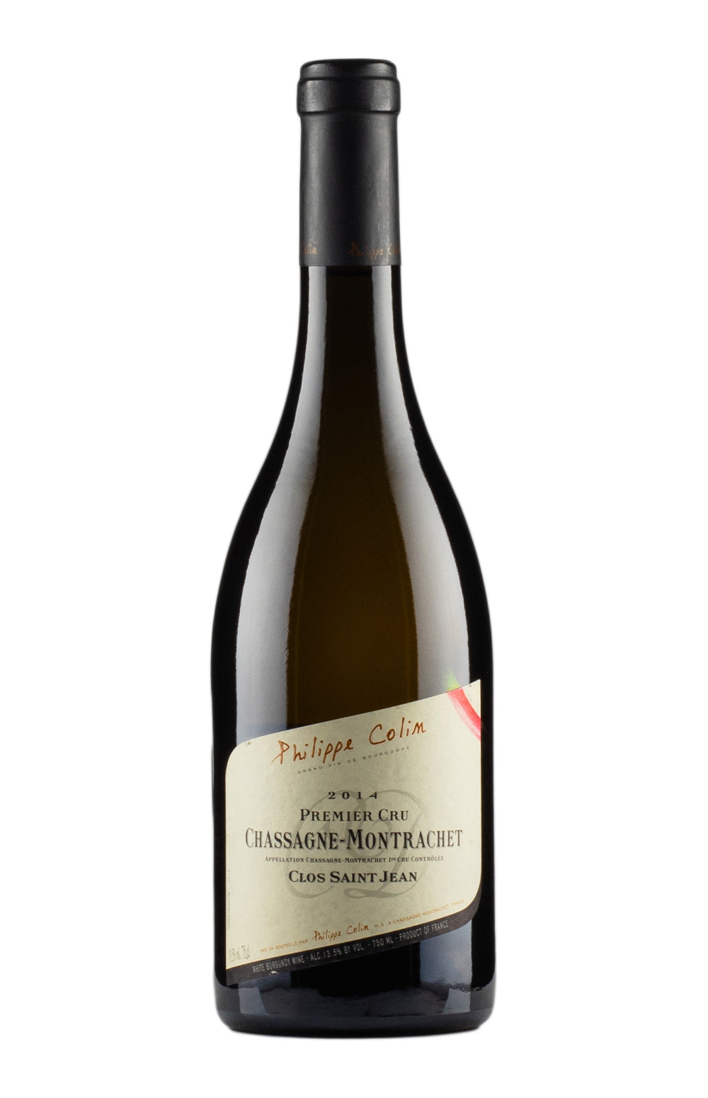 Chassagne Montrachet Clos St Jean Philippe Colin 2014