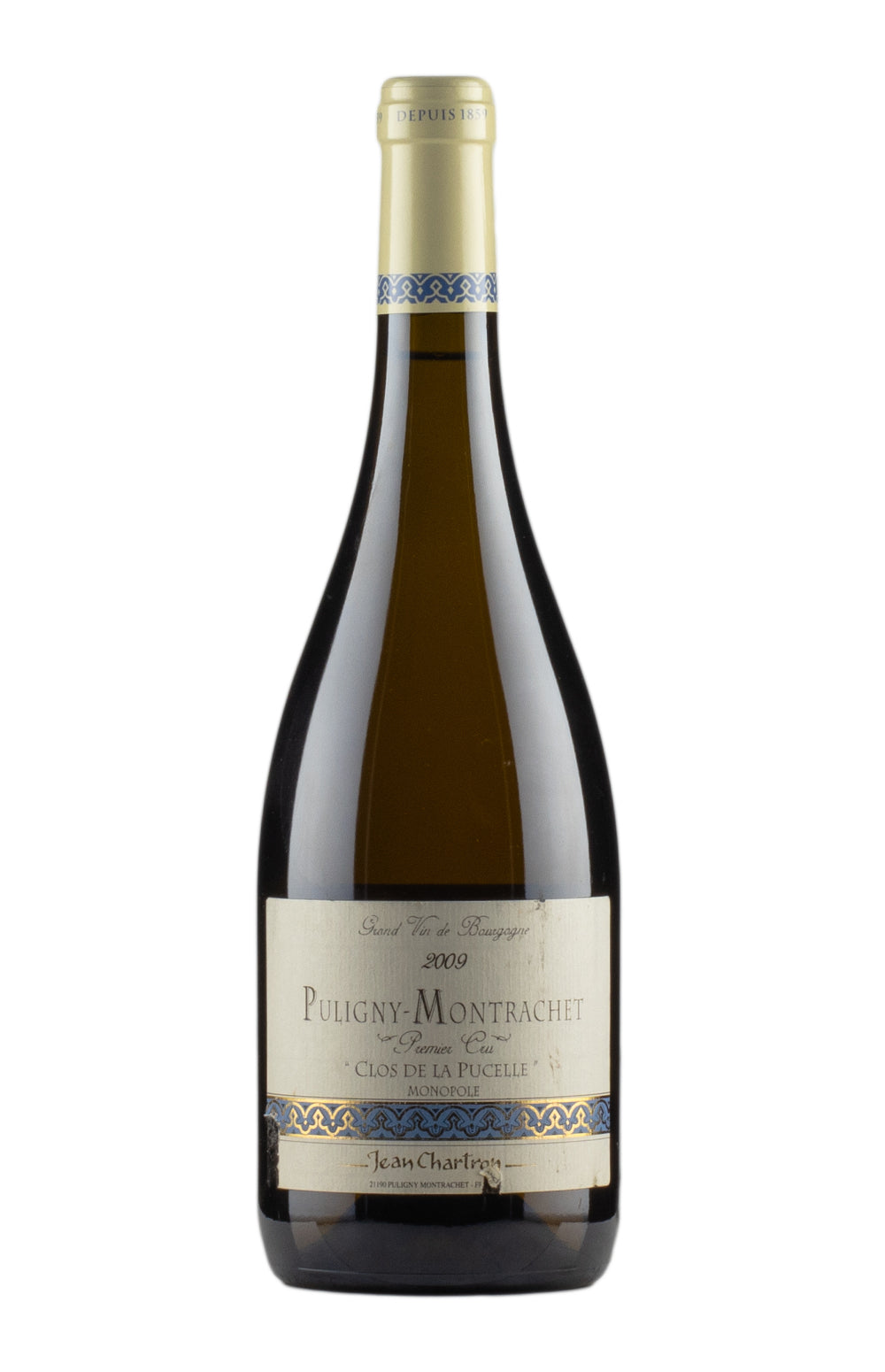 Puligny Montrachet Clos de la Pucelle Jean Chartron 2009
