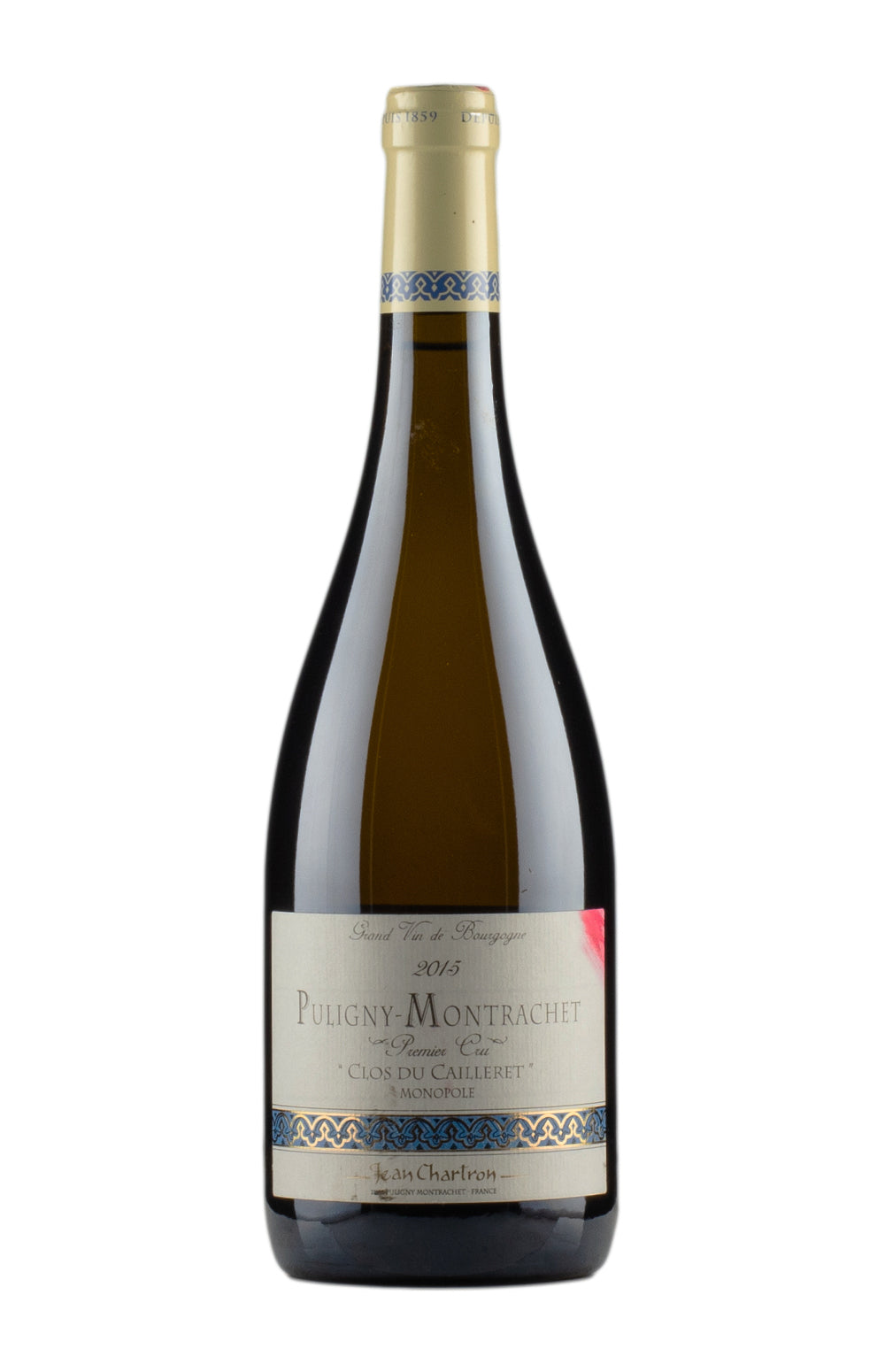 Puligny Montrachet Clos du Cailleret Jean Chartron 2015