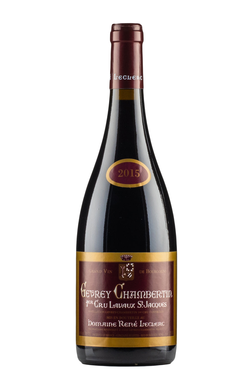 Gevrey Chambertin Lavaux St Jacques Rene Leclerc 2015