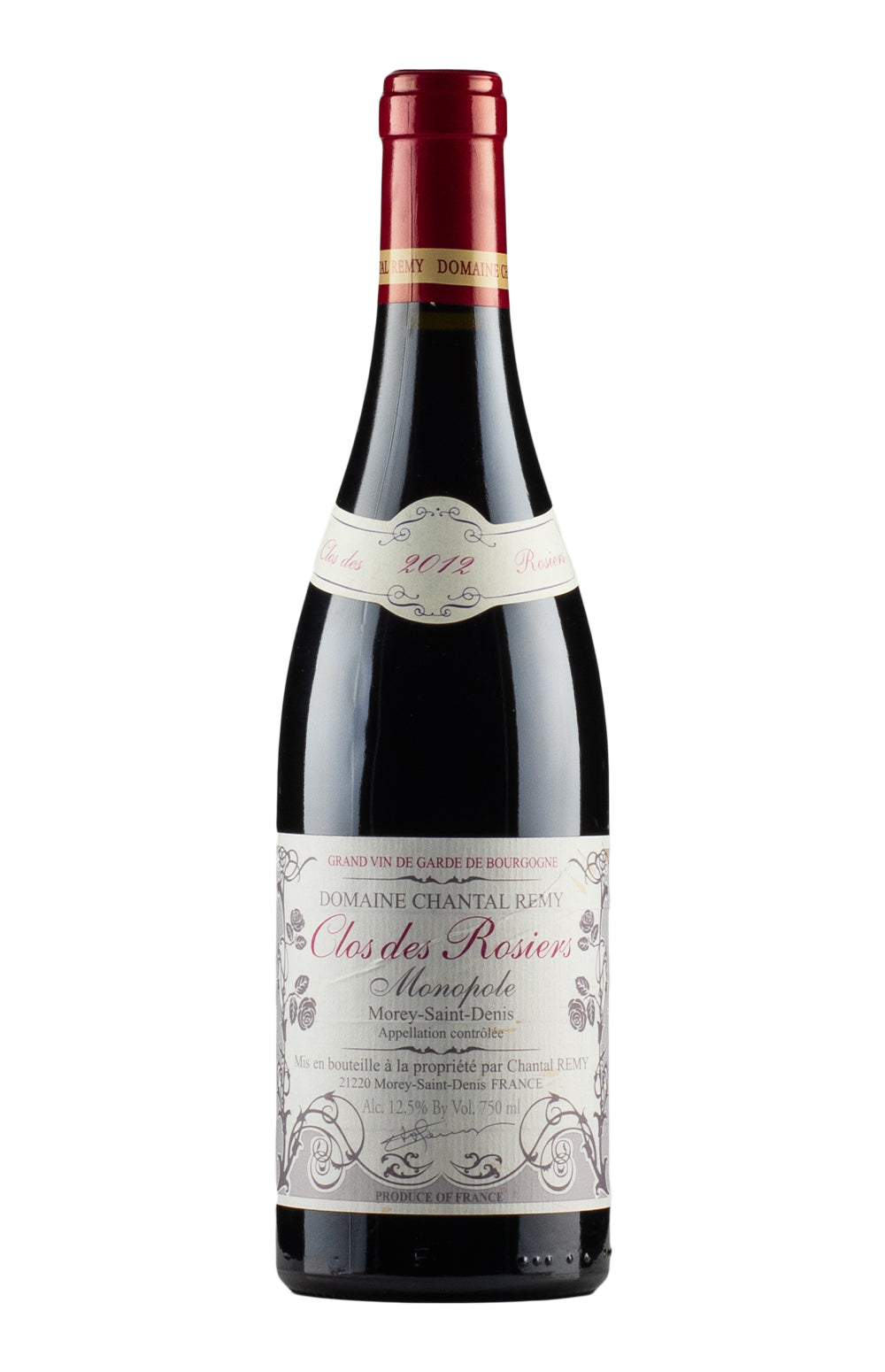 Morey St Denis Clos des Rosiers Chantal Remy 2012