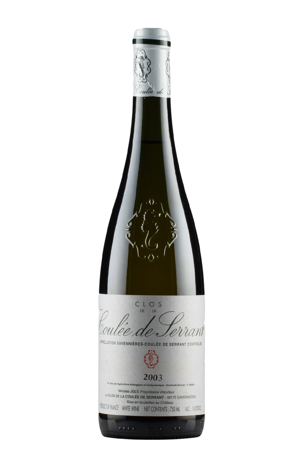 Savennieres Coulee de Serrant Nicolas Joly 2003