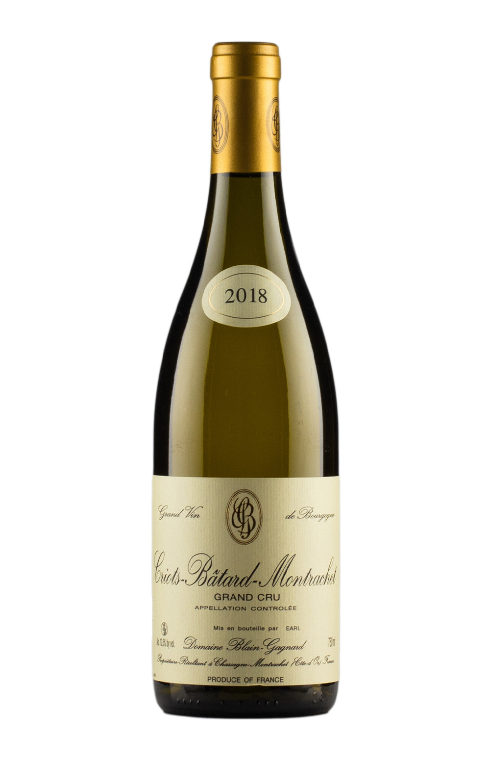 Criots Batard Montrachet Blain Gagnard 2018