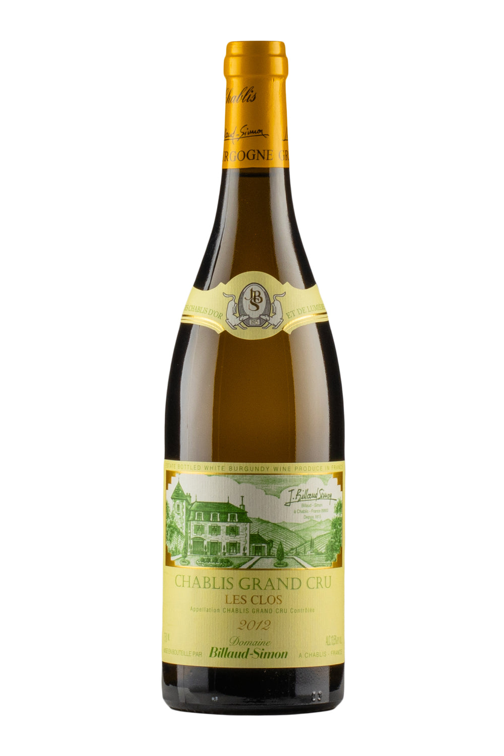 Chablis Les Clos Billaud Simon 2012