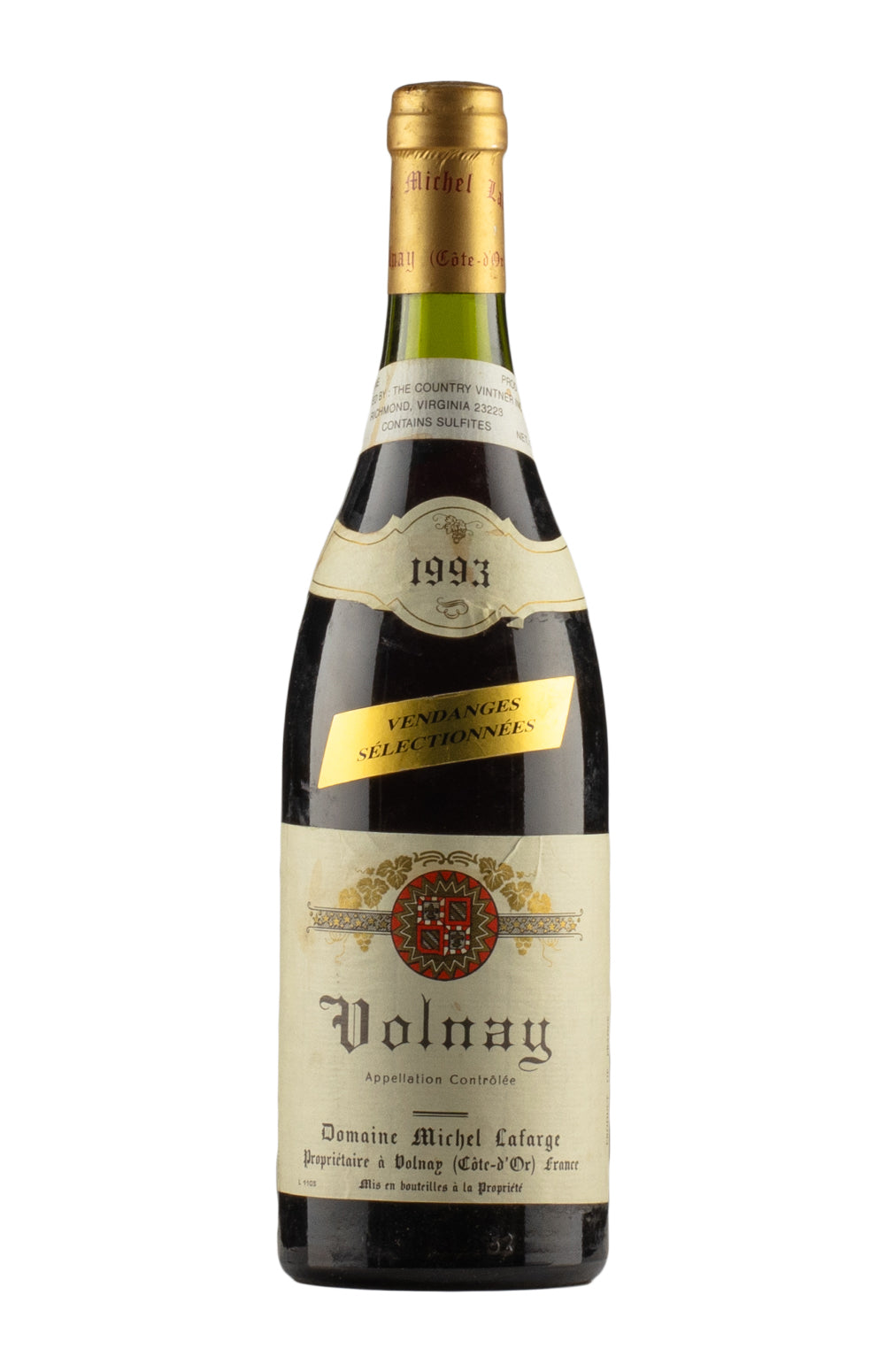 Volnay Vendanges Selectionnees Michel Lafarge 1993