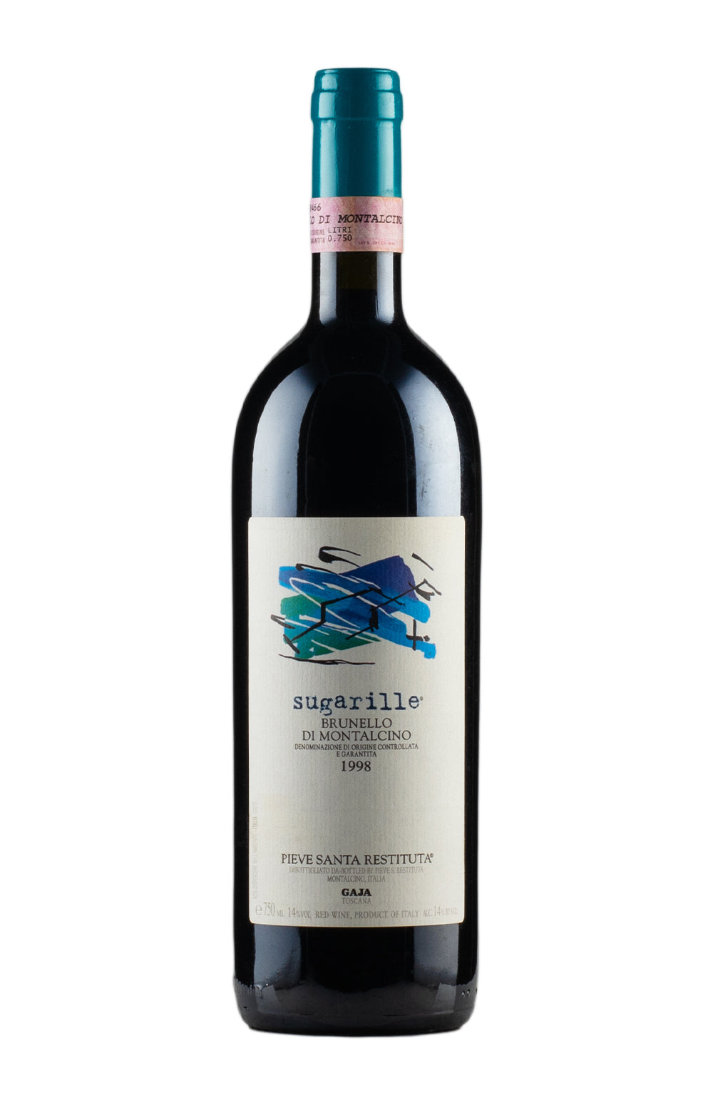 Brunello di Montalcino Sugarille Gaja Pieve Santa Restituta 1998