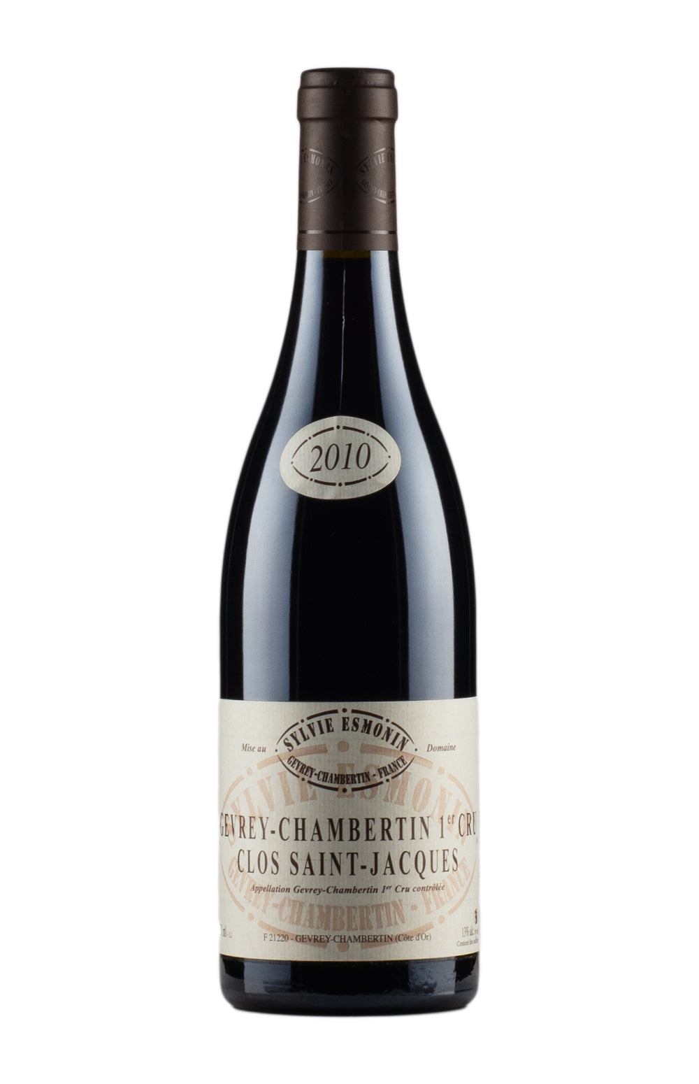 Gevrey Chambertin Clos St Jacques Sylvie Esmonin 2010