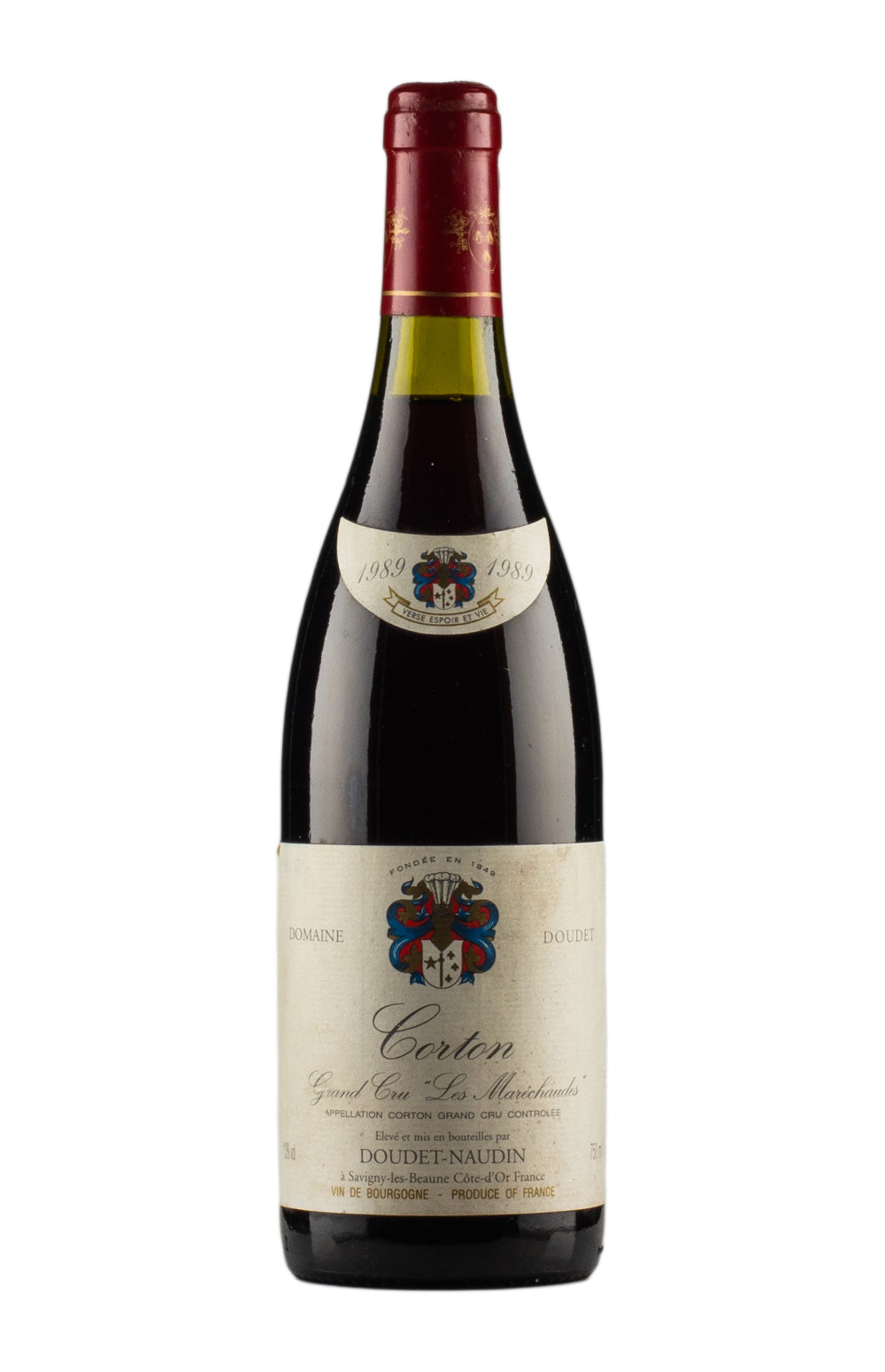 Corton Les Marechaudes Doudet Naudin 1989