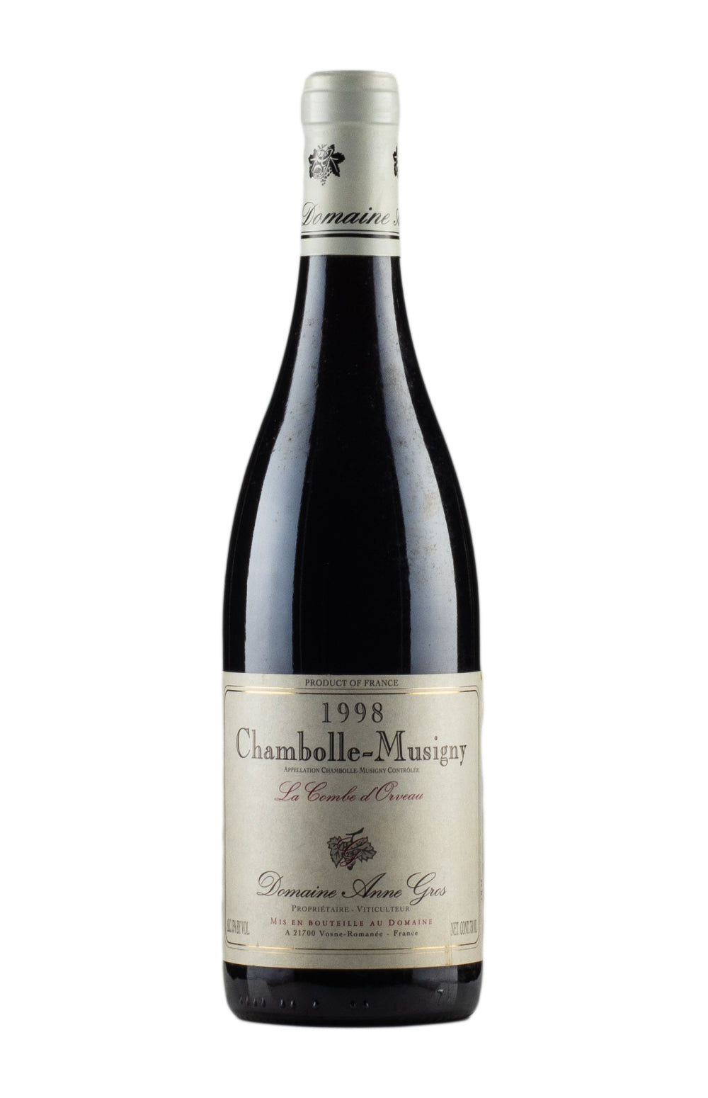 Chambolle Musigny La Combe d`Orveau Anne Gros 1998