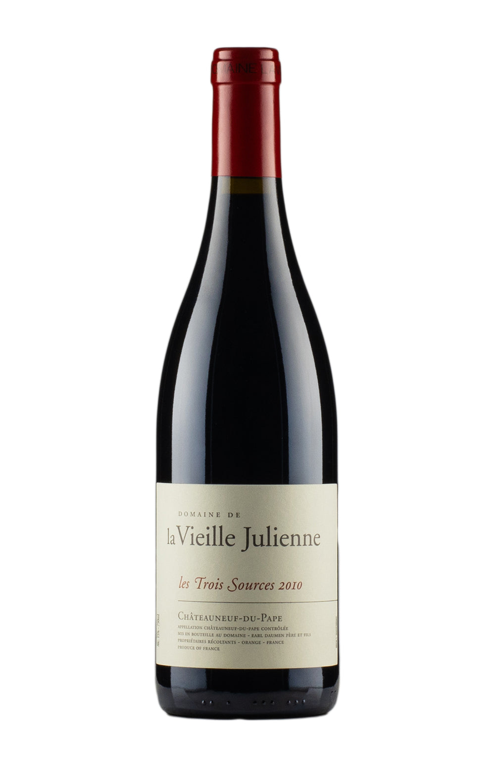 Chateauneuf du Pape Les Trois Sources Vieille Julienne 2010