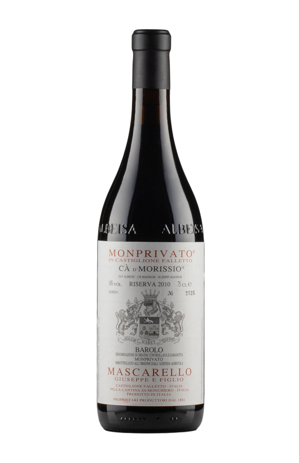 Barolo Riserva Monprivato Ca d`Morissio Mascarello 2010