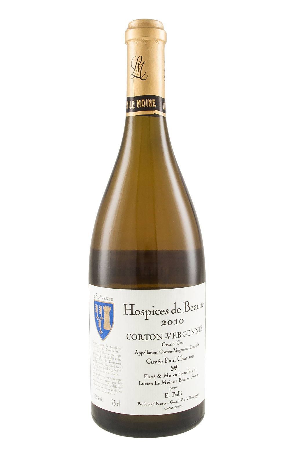Corton Vergennes Hospice de Beaune Cuvee Chanson Moine 2010