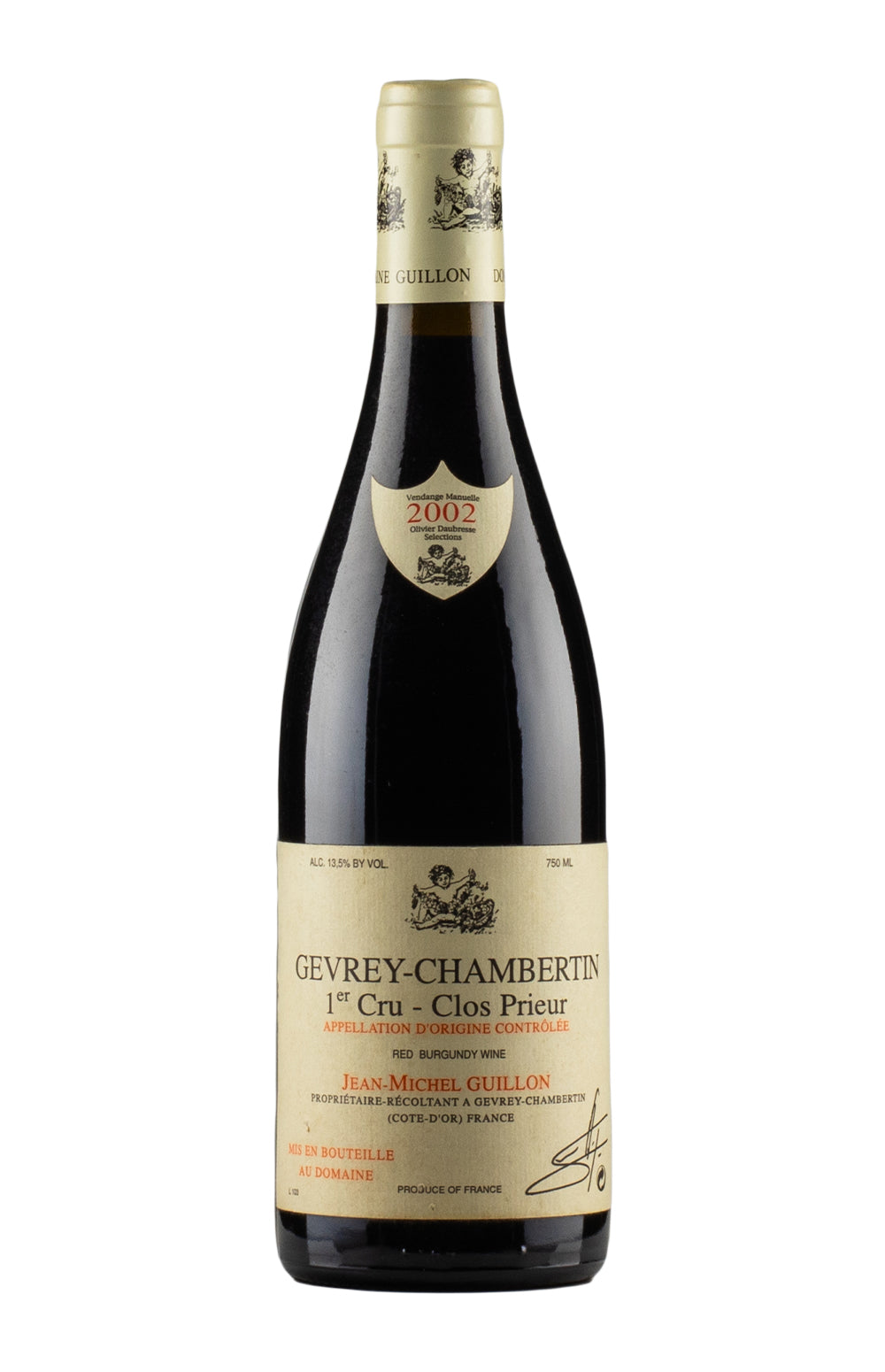 Gevrey Chambertin Clos Prieur Jean Michel Guillon 2002