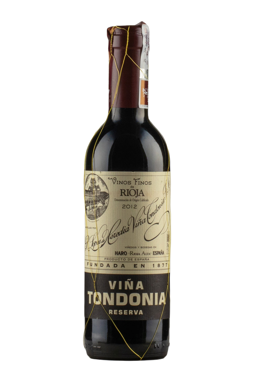 Vina Tondonia Rioja Reserva Tinto Lopez de Heredia Half 2012