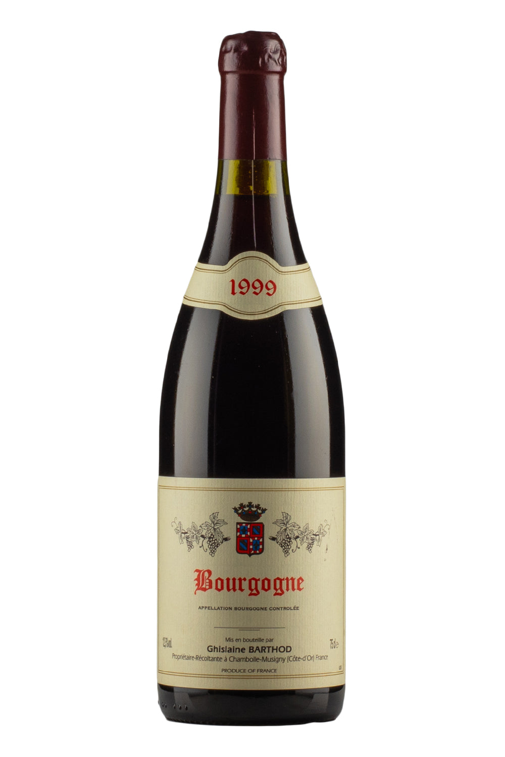 Bourgogne Rouge Ghislaine Barthod 1999