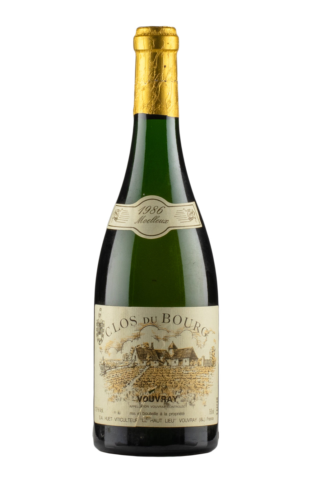 Vouvray Le Clos du Bourg Moelleux Huet 1986
