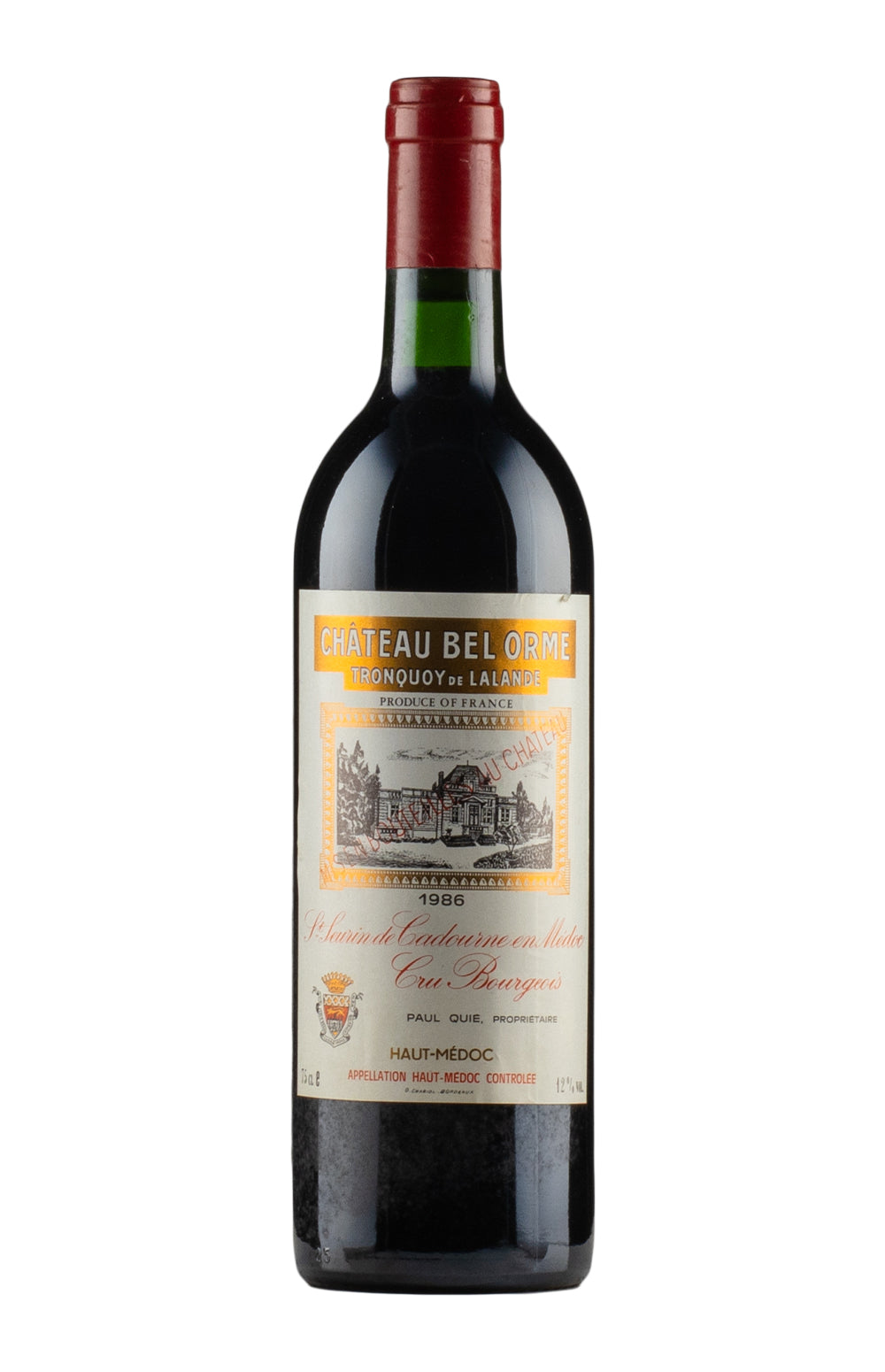 Bel Orme Tronquoy Lalande 1986
