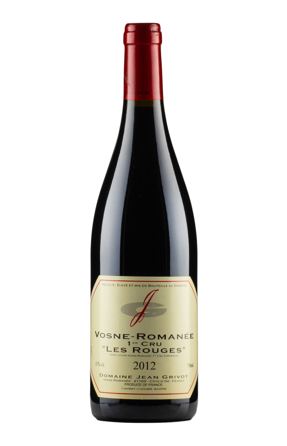 Vosne Romanee Les Rouges Jean Grivot 2012
