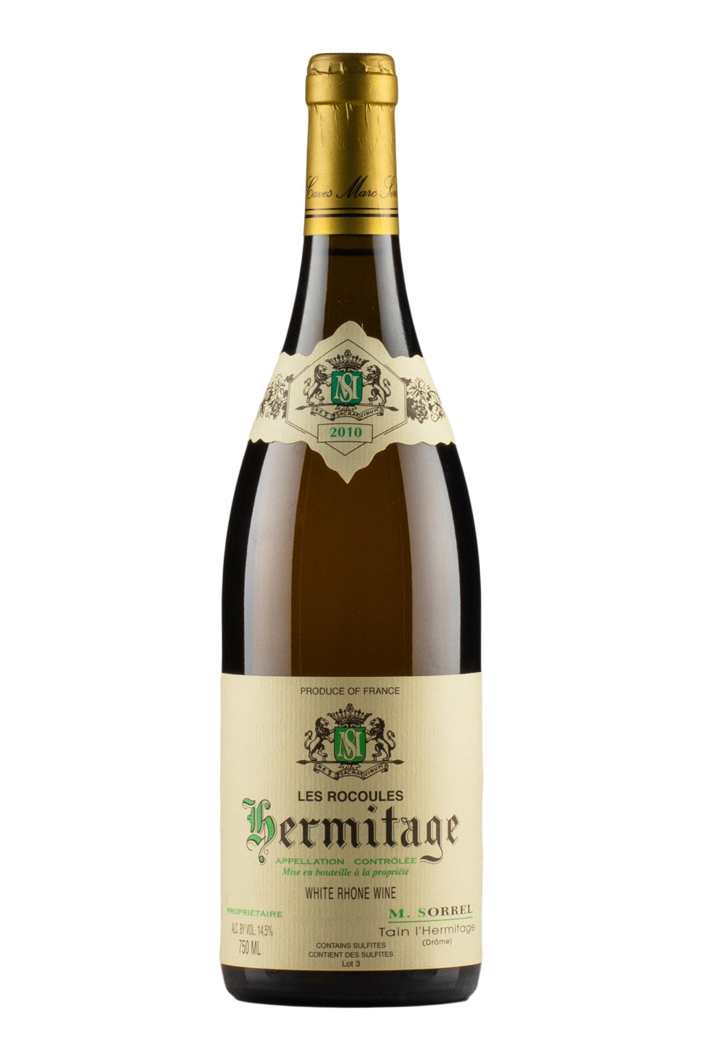Hermitage Blanc Les Rocoules Sorrel 2010