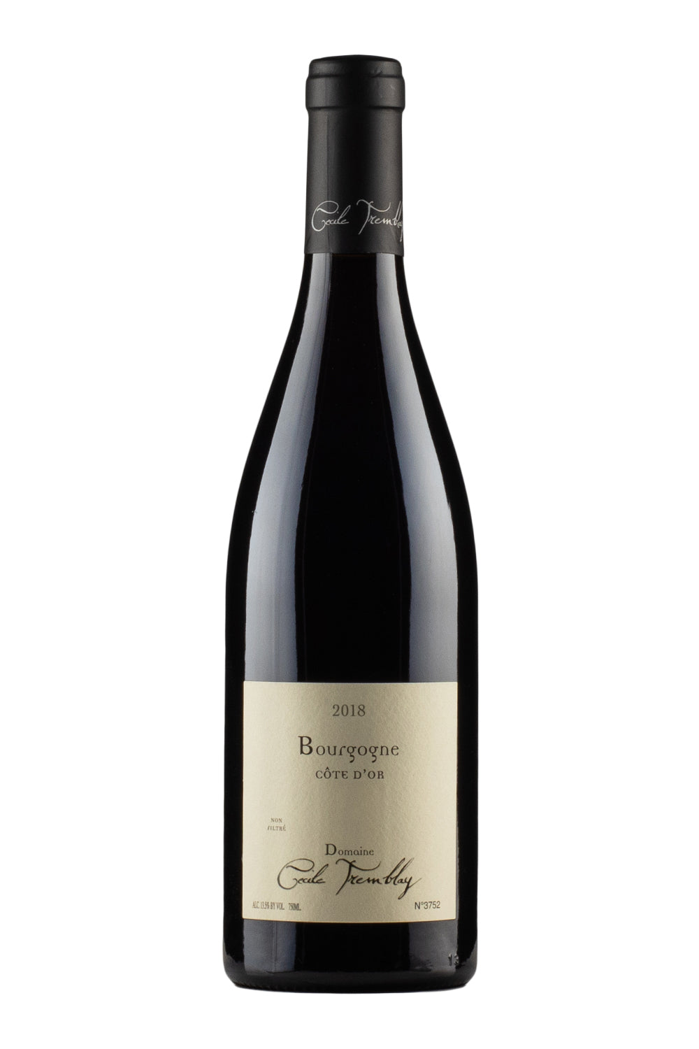 Bourgogne Rouge Cote d`Or Cecile Tremblay 2018