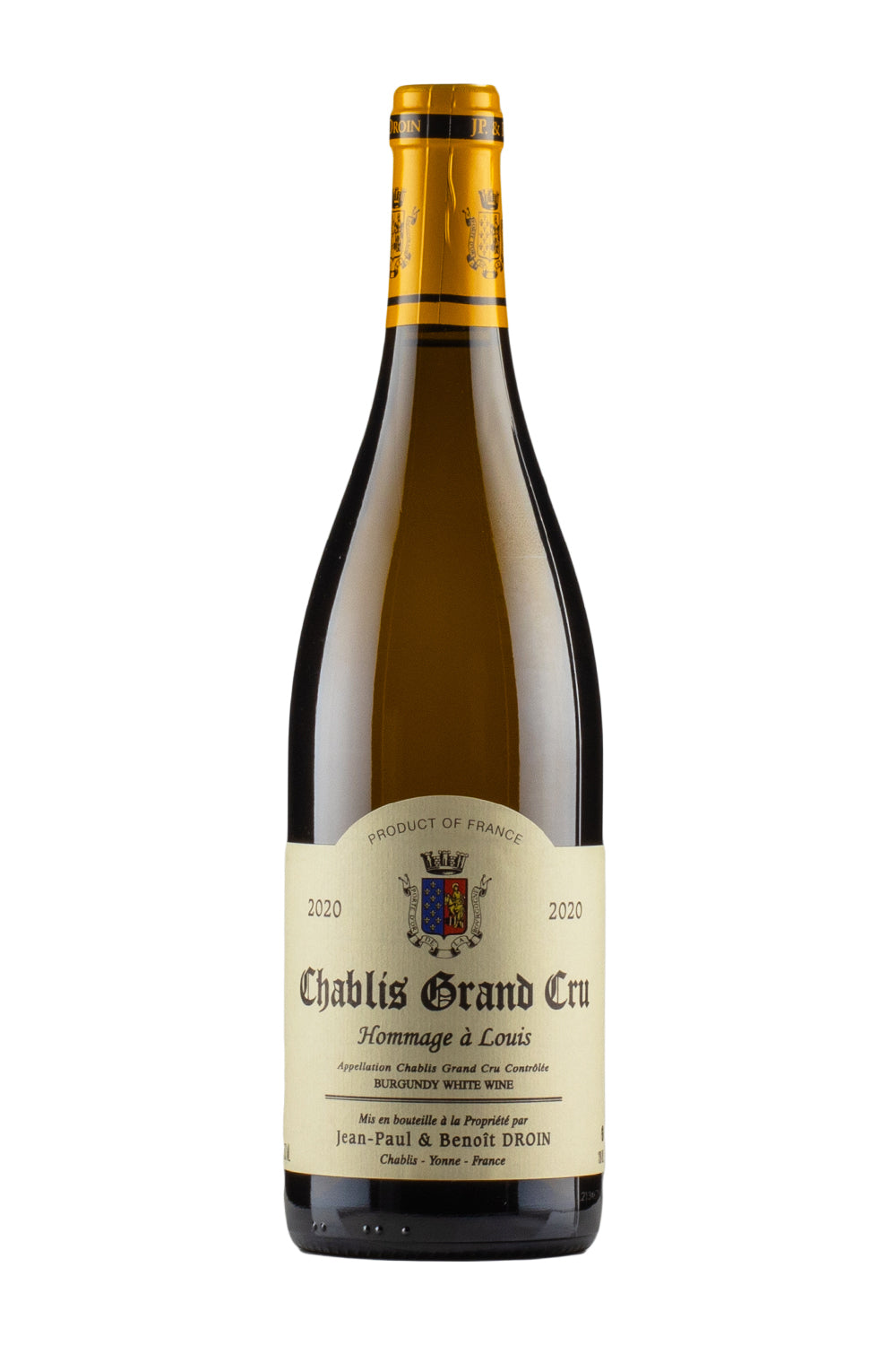Chablis Hommage a Louis Droin 2020