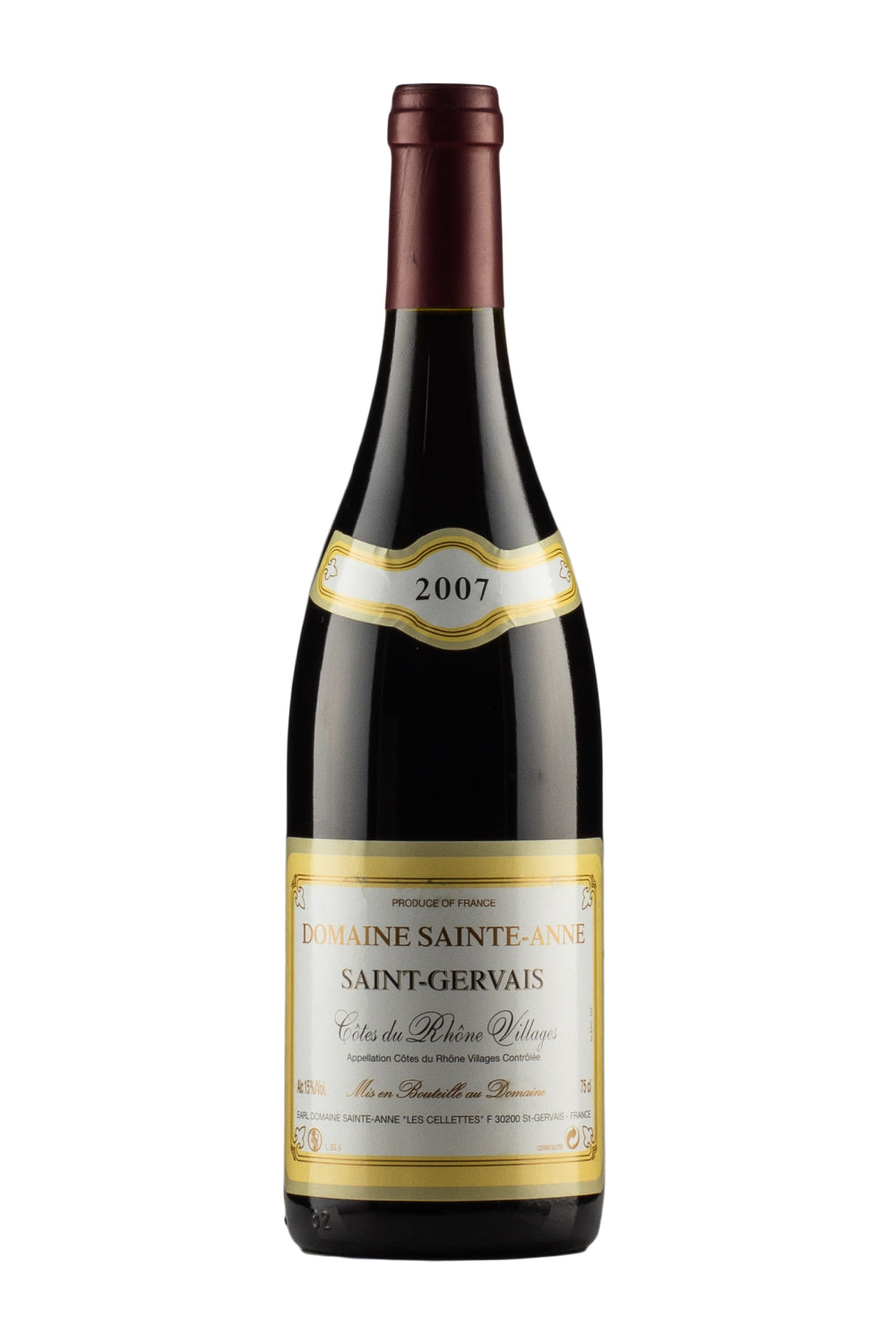 Cotes de Rhone St Gervais Sainte Anne 2007