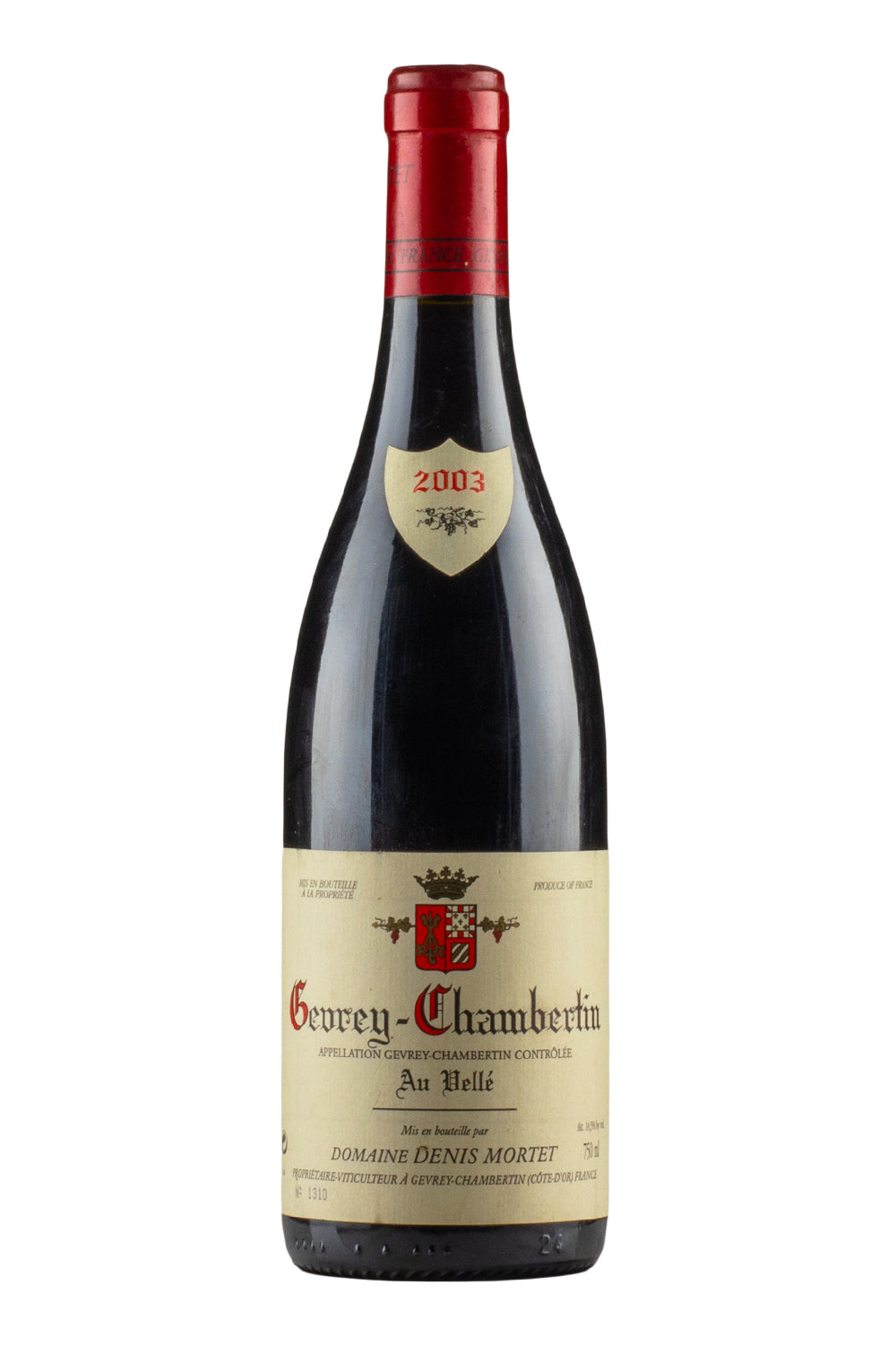 Gevrey Chambertin Au Velle Denis Mortet 2003